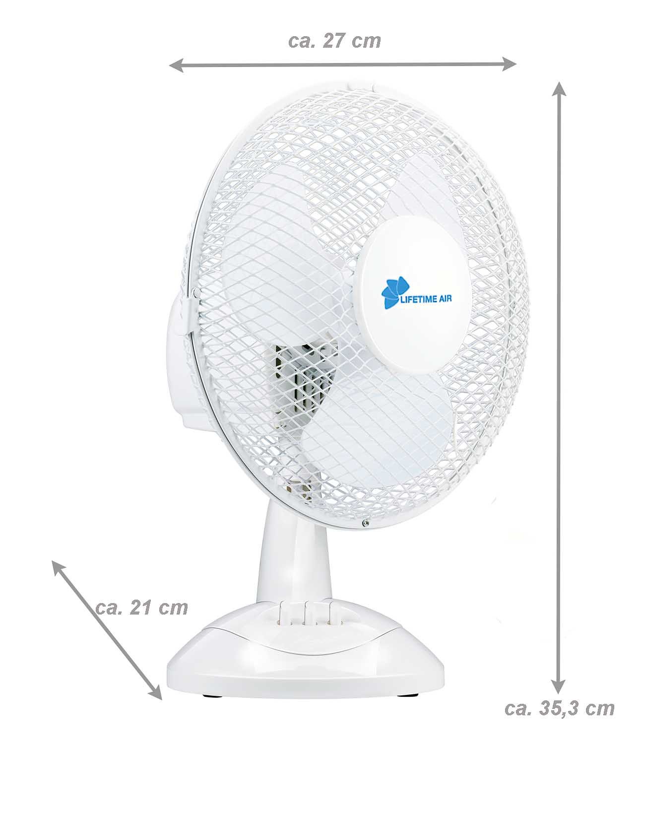 Lifetime Air Tischventilator Tischventilator mit 2 günstig online kaufen