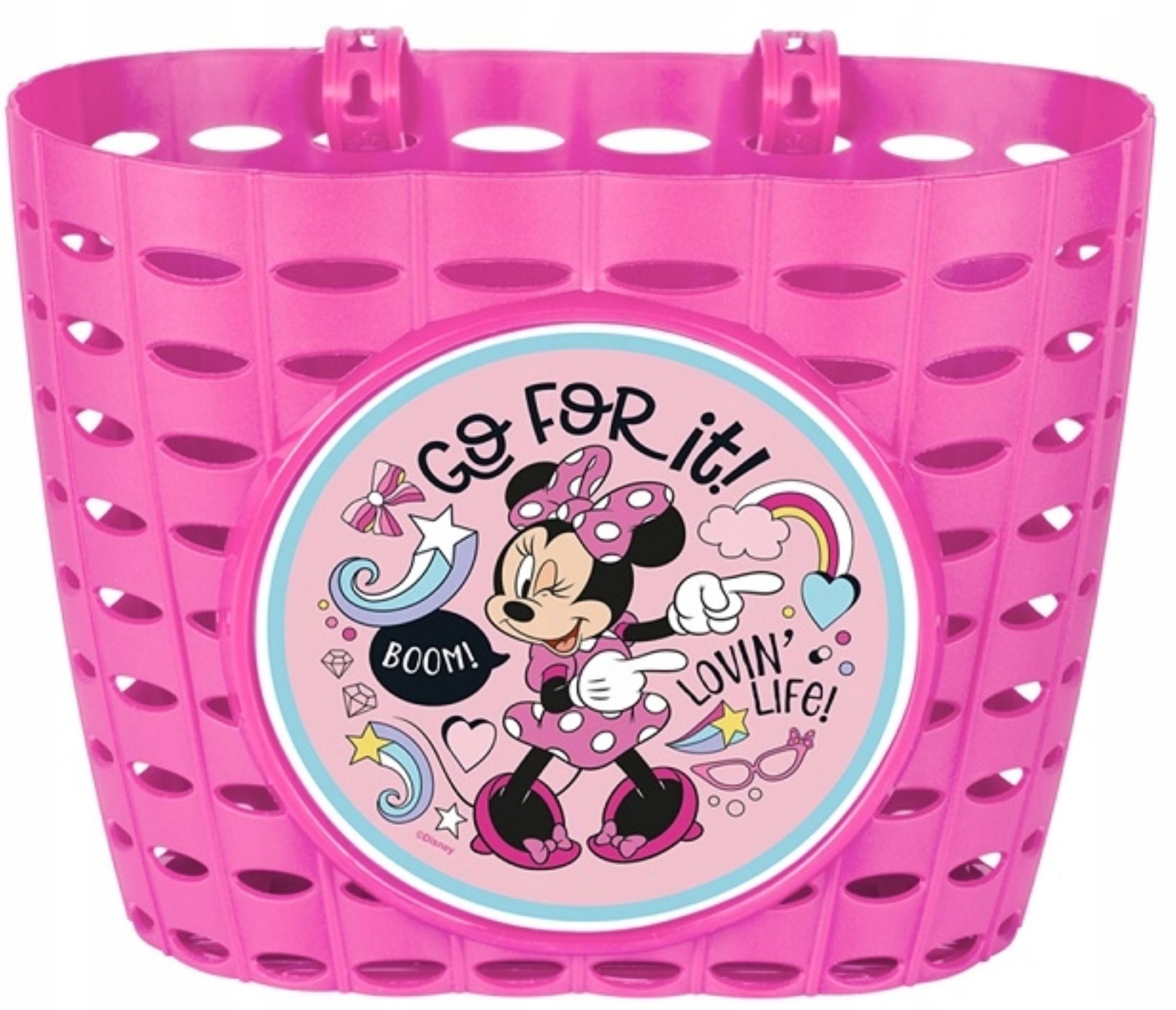 Fahrradkorb Kinder Fahrradkorb Lenkertasche Minnie Maus Rosa – für Laufrad