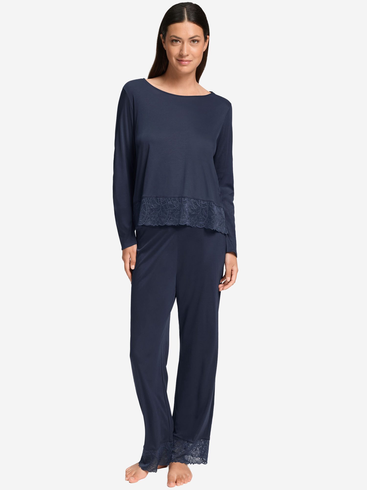 Hanro Pyjama Azelia NW (2 tlg) Schlafanzug, Pyjama Set, Nachtwäsche