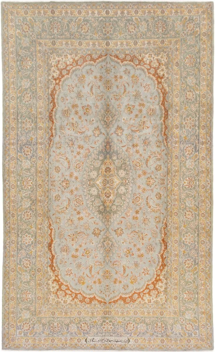 Orientteppich Isfahan 206x340 Handgeknüpfter Orientteppich / Perserteppich, Nain Trading, rechteckig, Höhe: 8 mm