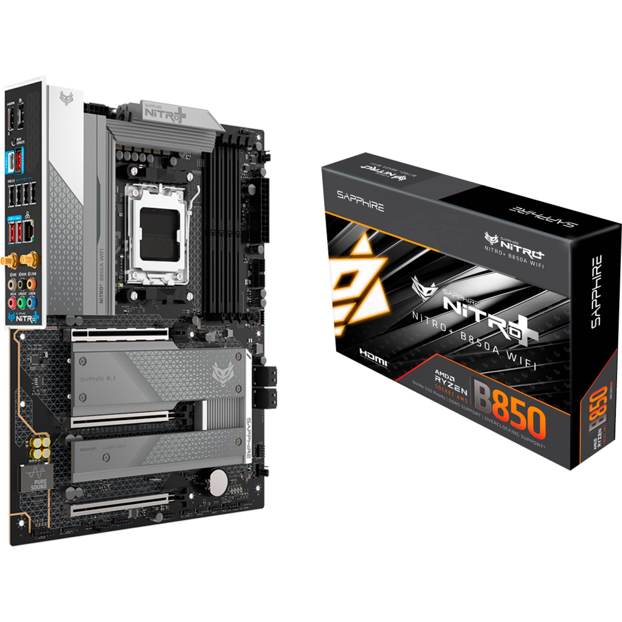 Sapphire SAPPHIRE NITRO+ B850A WIFI7, Mainboard Mainboard