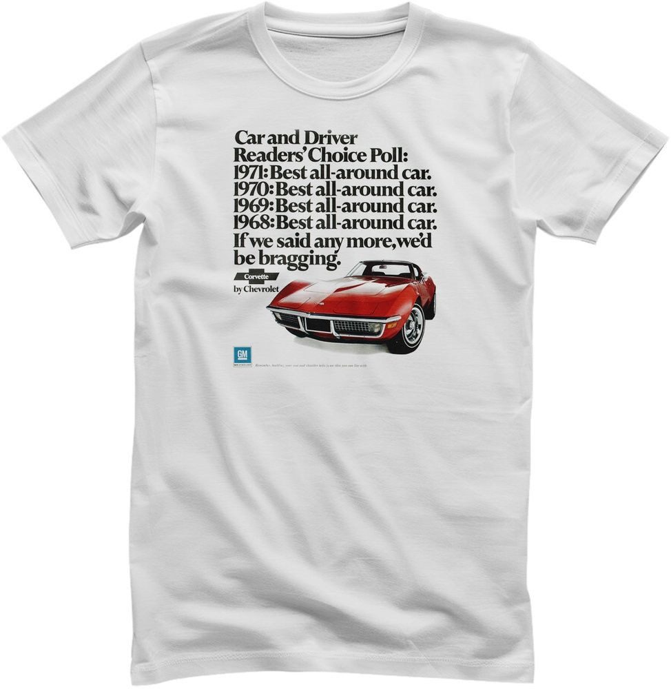Corvette T-Shirt Corvette - Car and Driver Bragg T-Shirt
