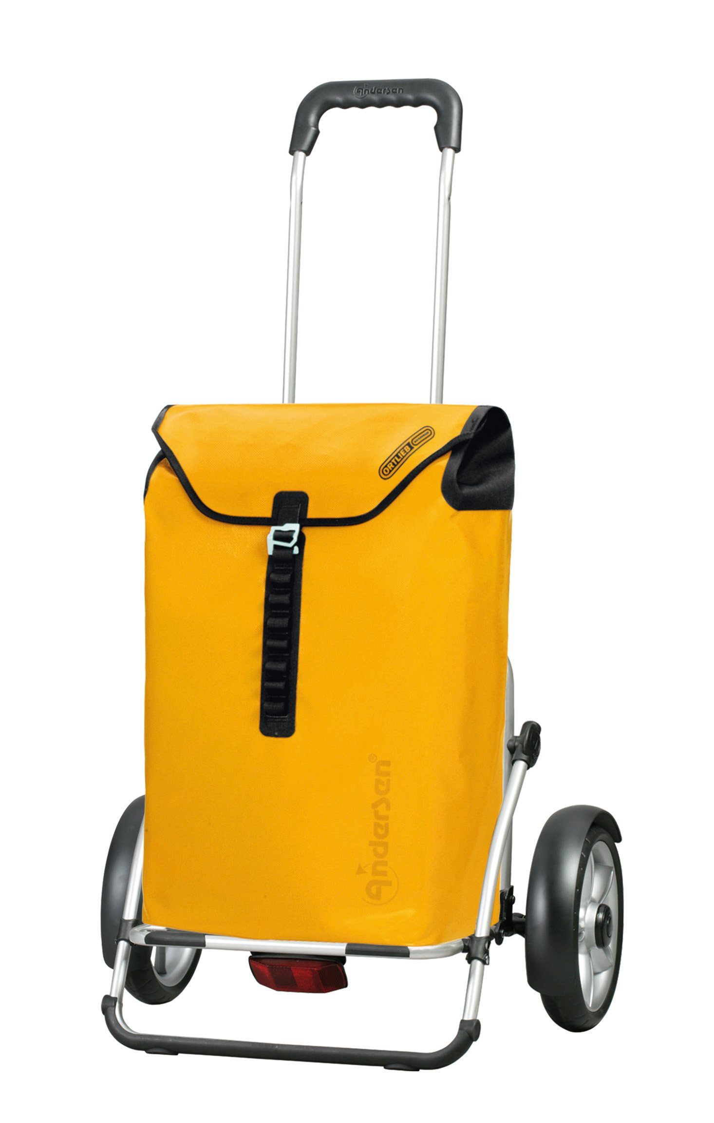 Andersen Tasche oder Plus in Gelb, mit Shopper Kugellagerrad Petrol, Anthrazit Rot, oder Ortlieb Royal Kugellagerrad und Einkaufstrolley Luft- mit Andersen