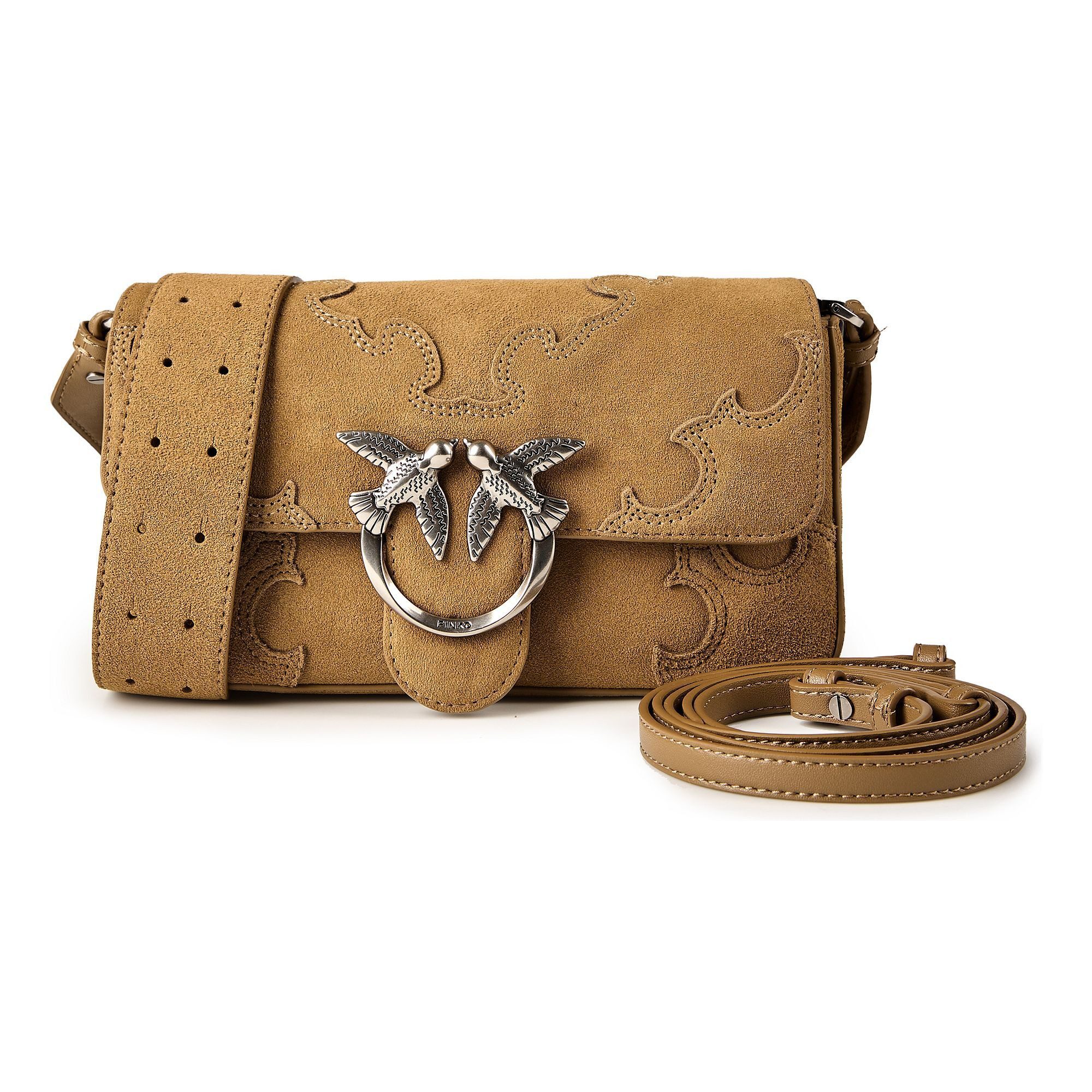 PINKO Umhängetasche Love One, Leder