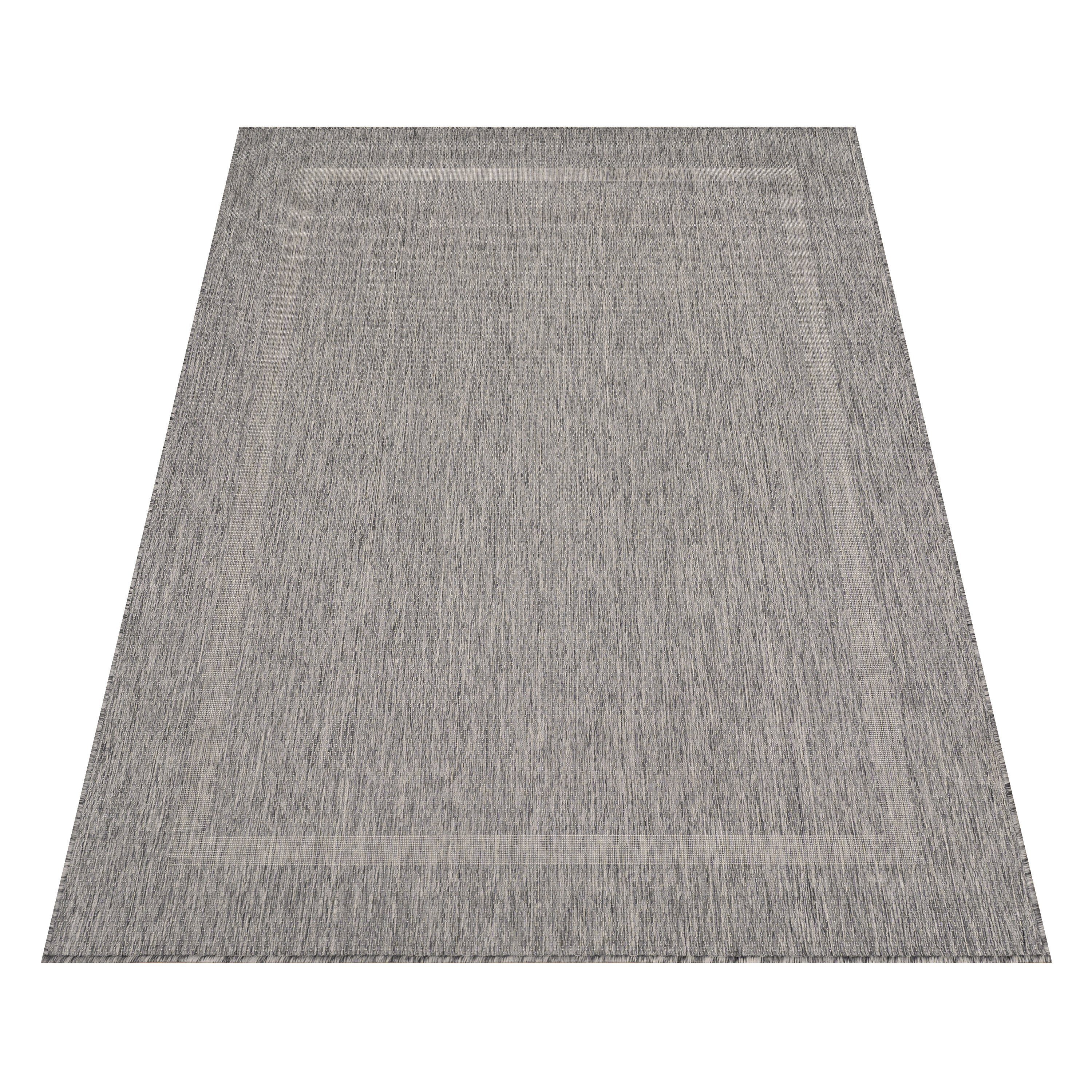 Outdoorteppich RELAX In- 5 / Teppiche, Outdoor GREY Strapazierfähig mm, / Pflegeleicht und rechteckig, Höhe: 4311, geeignet Ayyildiz