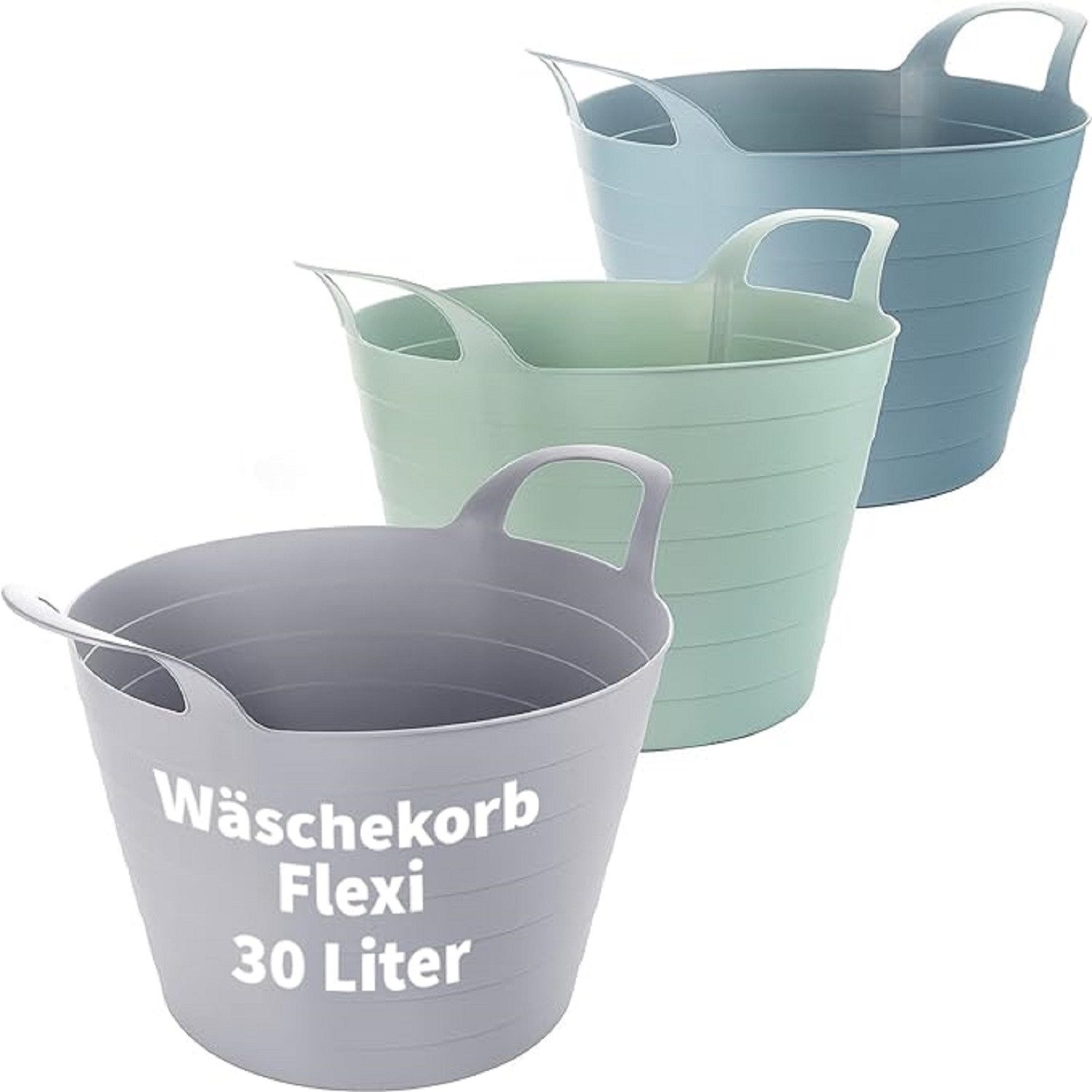 2friends Wäschewanne Wäschekorbset 3 Farbig (3er günstig online kaufen