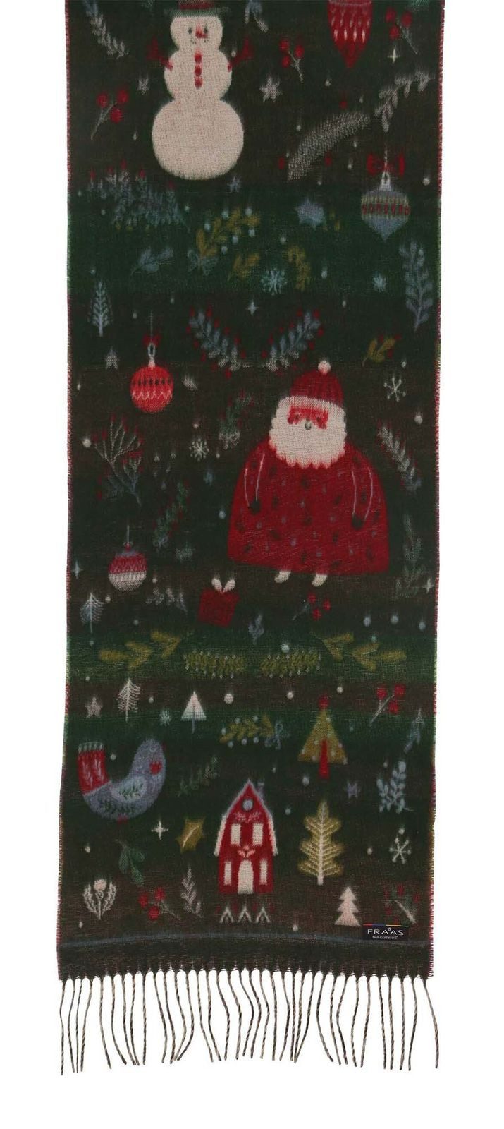 Fraas Modeschal Cashmink® Scarf With Christmas Design günstig online kaufen