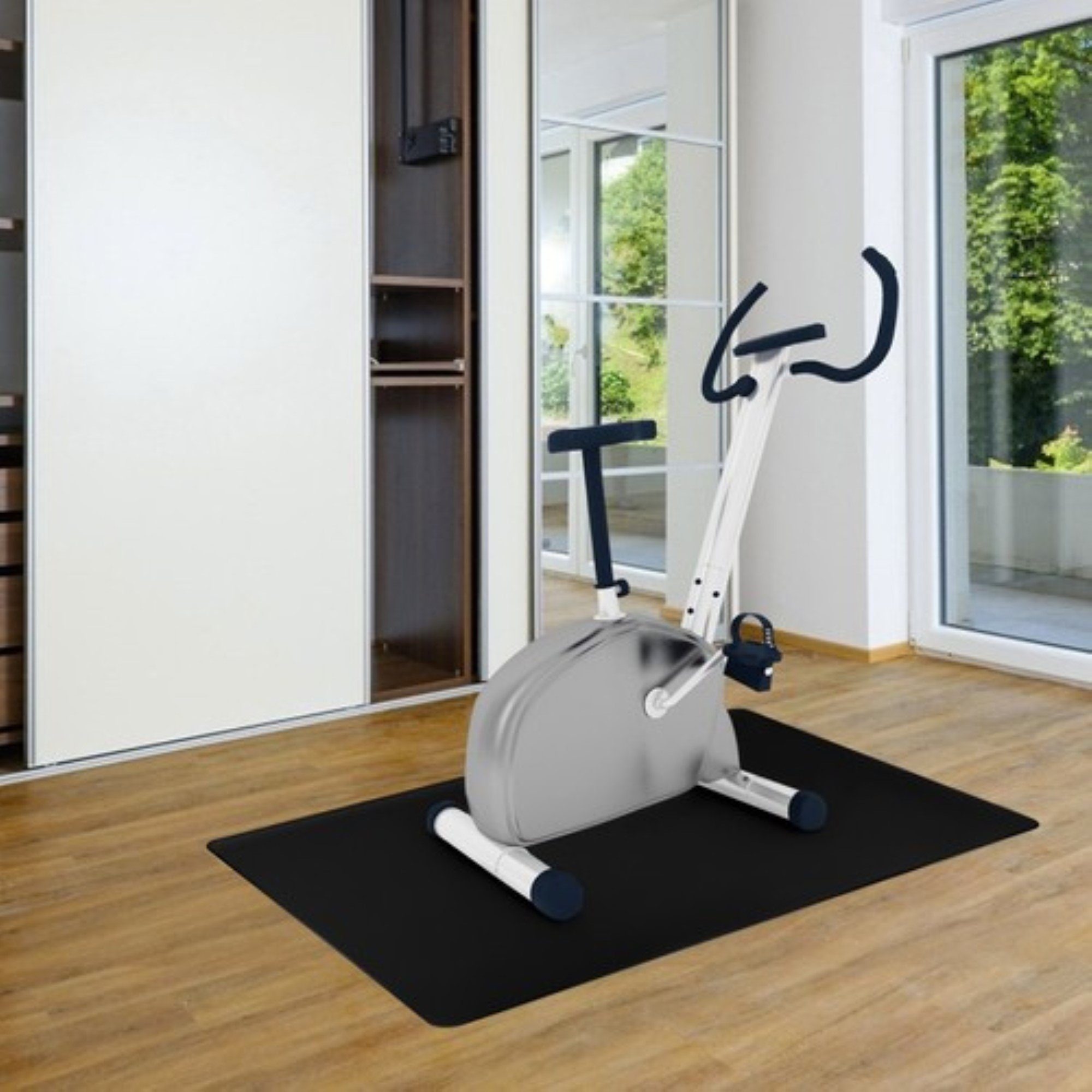 Ruhhy Bodenschutzmatte Schwarze Büro Stuhlschutzmatte - 90x130cm, Stuhlschu günstig online kaufen