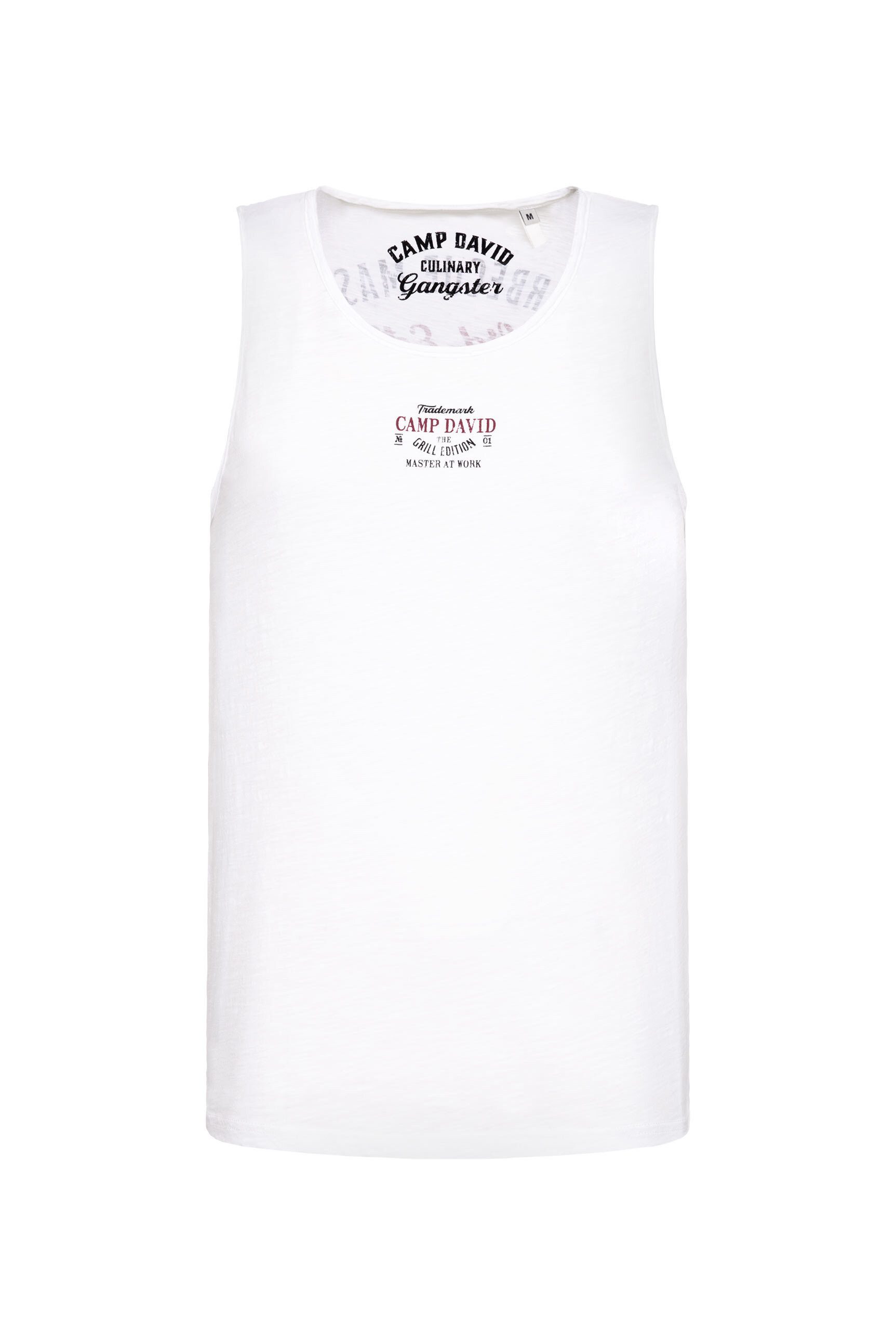 CAMP DAVID Tanktop mit offenen Kanten günstig online kaufen