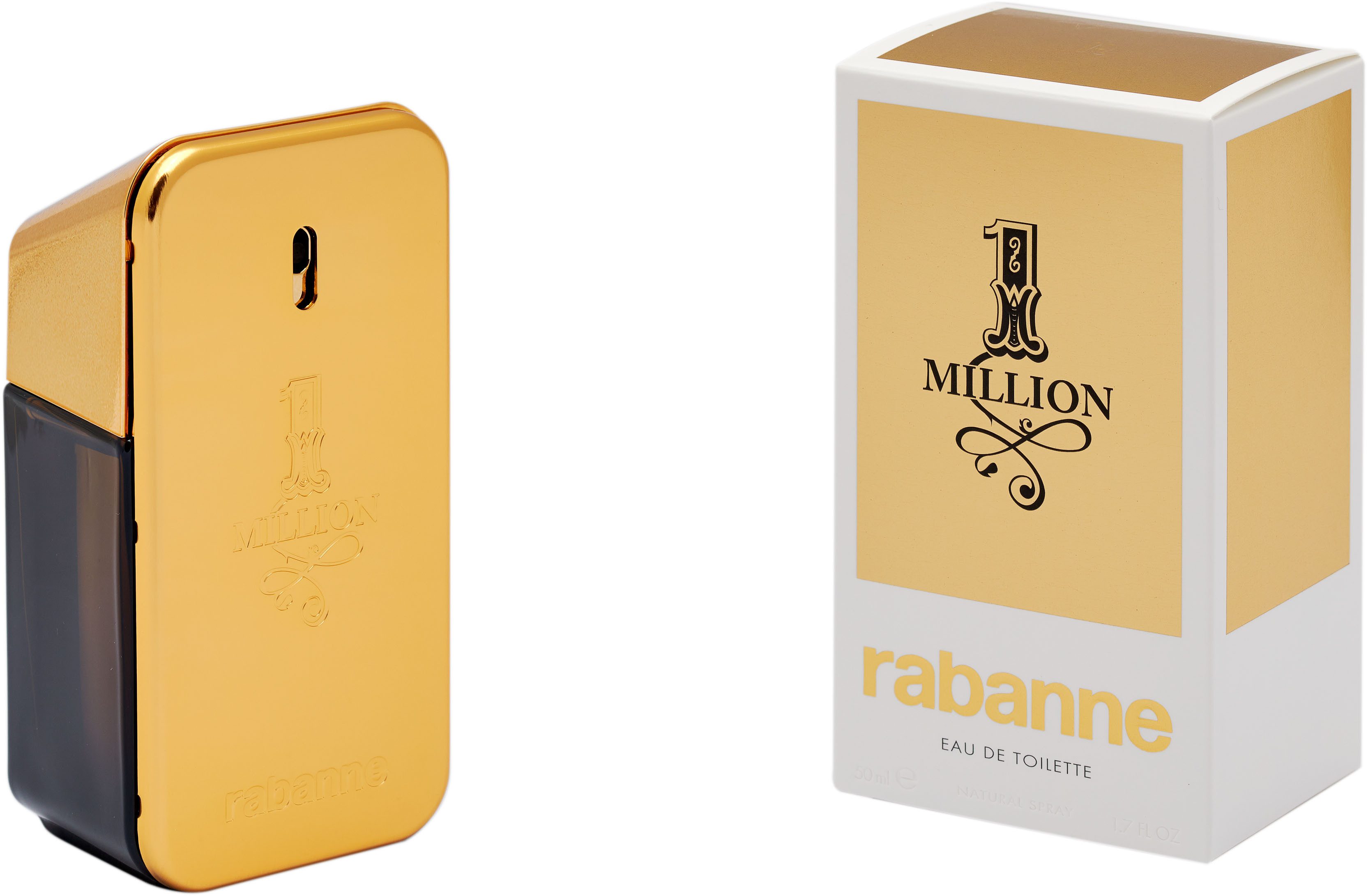 paco rabanne Eau de Toilette One Million, mit extraverganter Komposition