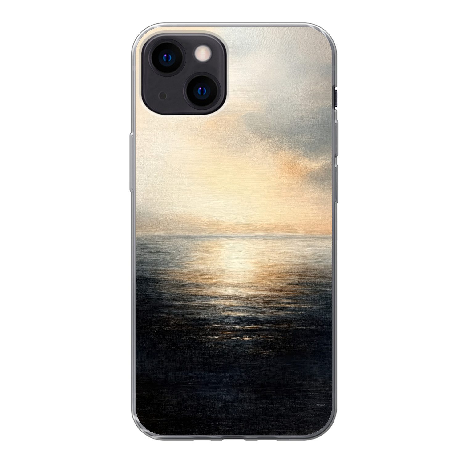 MuchoWow Handyhülle für Apple iPhone 13 Sonne - Horizont - Meer, Smartphone-Bumper, Print, Handy Schutzhülle Dünn