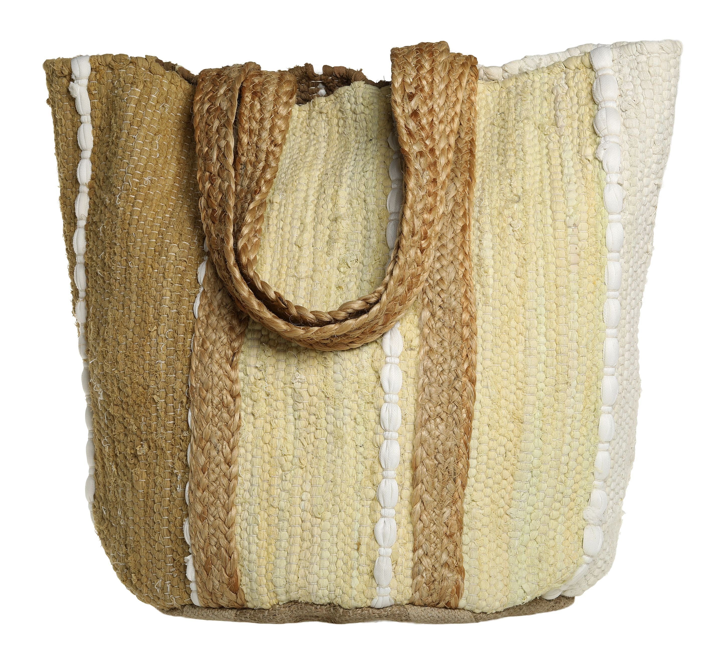 Shopper Chic Antique Strandtasche Umhängetasche Shopper 60x40 Melone