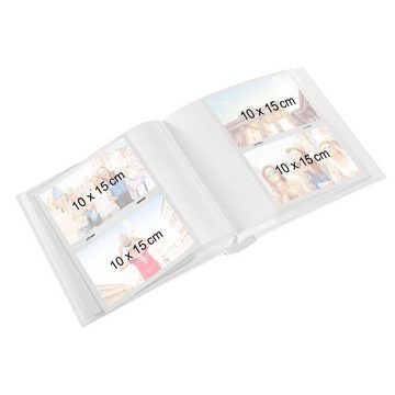 Hama Fotoalbum Memo-Album, für 200 Fotos im Format 10x15 cm, Apricot "Spacy"