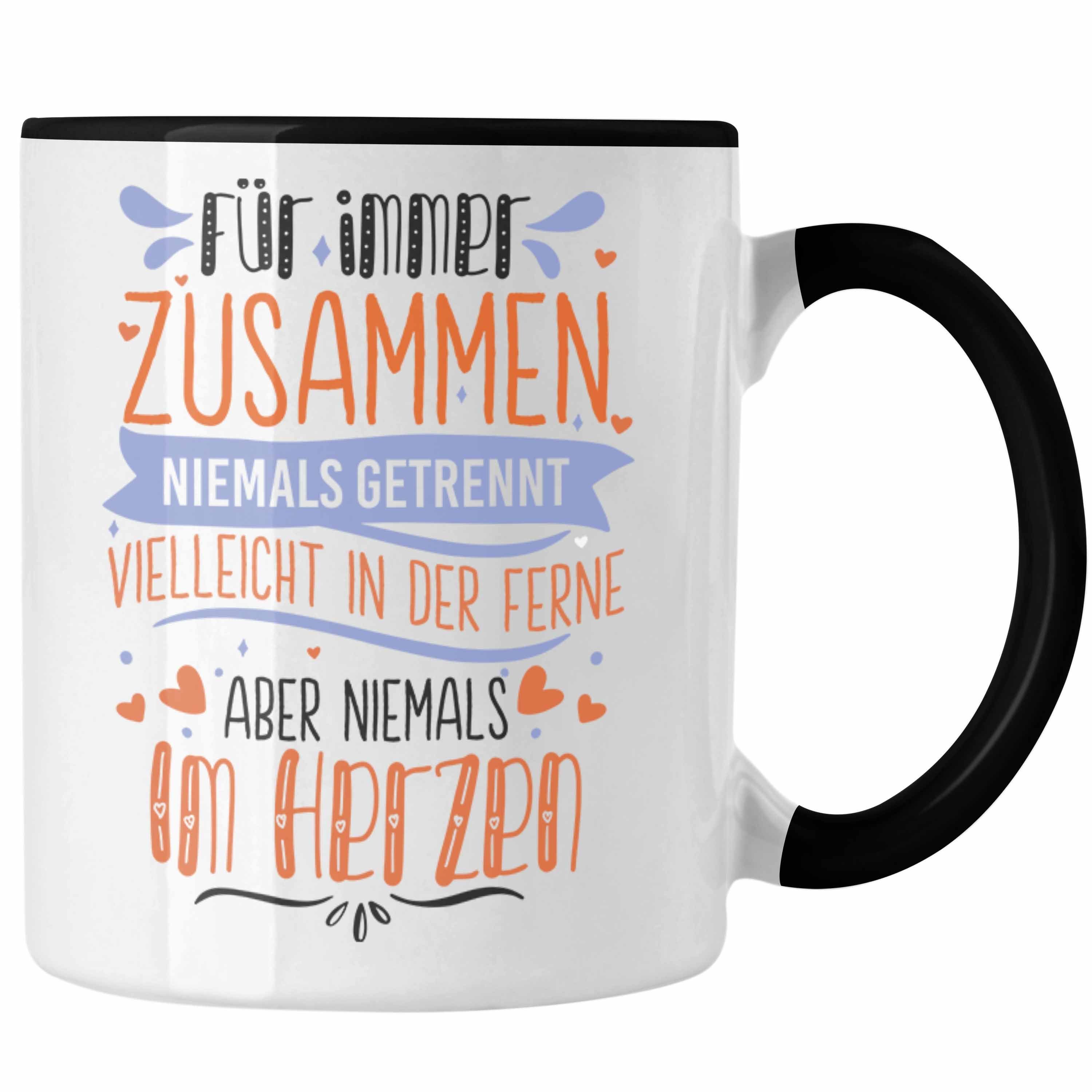 Geschenk Schwarz Freund Ihn Spruch Valentinstag Geburtstag für Trendation - mit Tasse Fernbeziehung Tasse Sie Trendation Geschenk