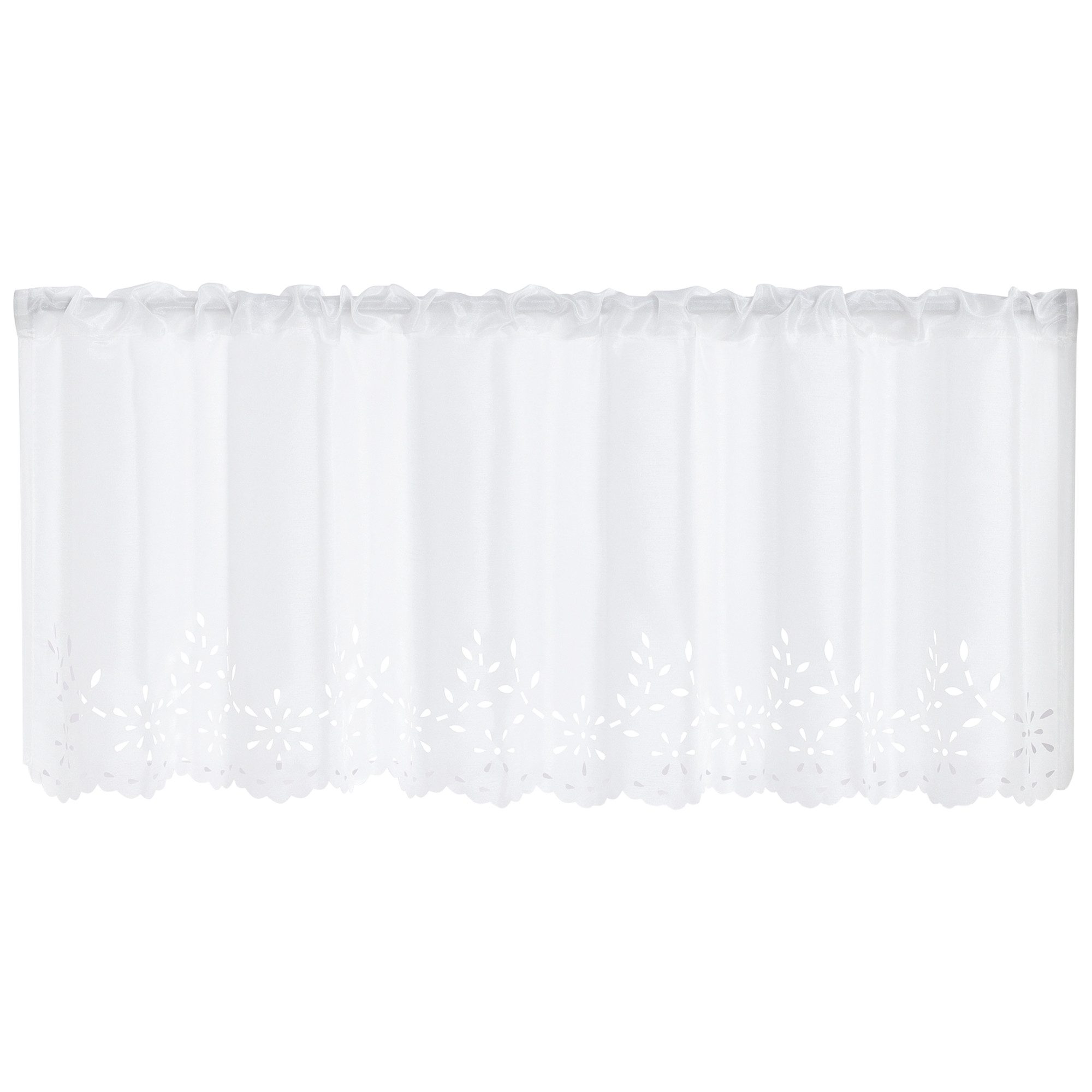 Joyswahl Scheibengardine, Stangendurchzug, halbtransparent, Voile Bistrogar günstig online kaufen