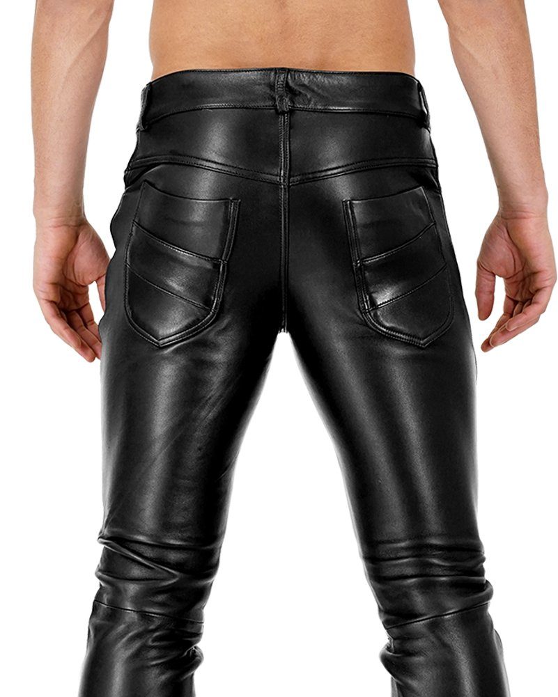 Lederhose Herren Lamm Lederhose Premium Lederjeans günstig online kaufen