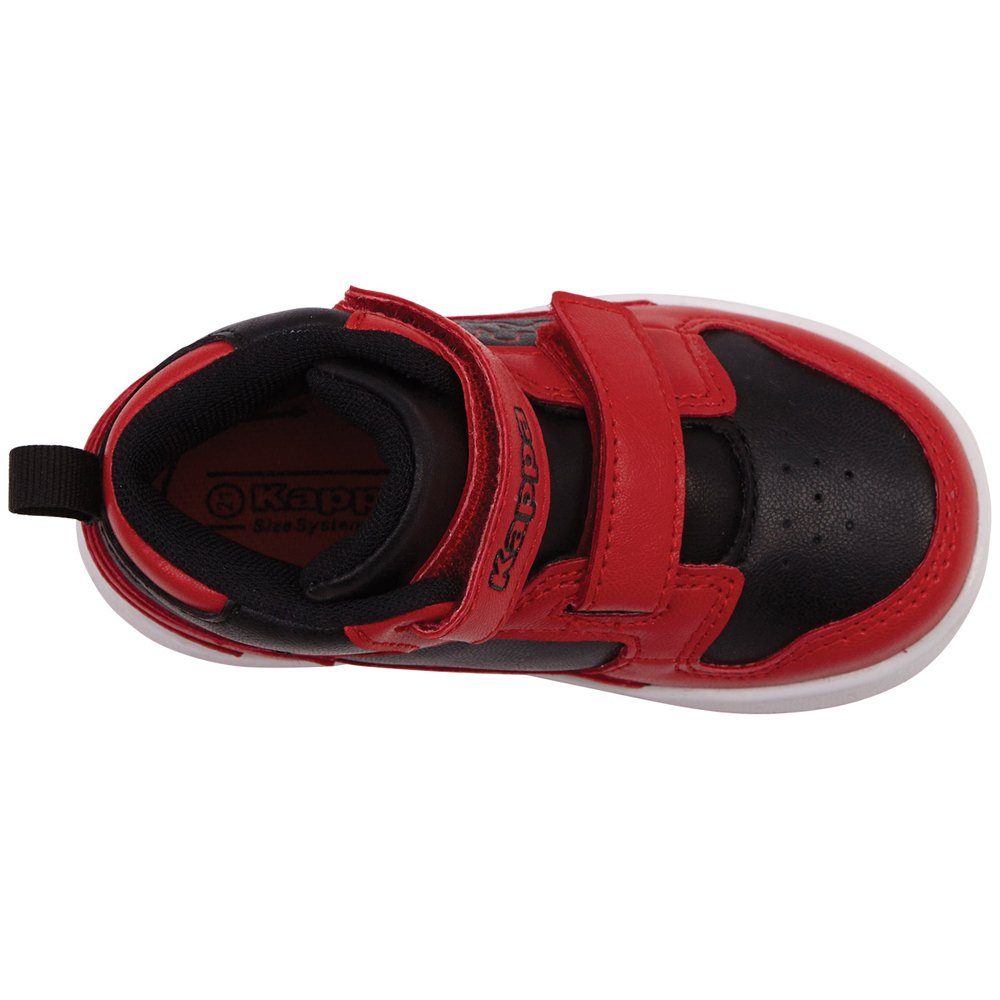 Kappa Sneaker mit passende für Kinderschuhe Qualitätsversprechen red-black