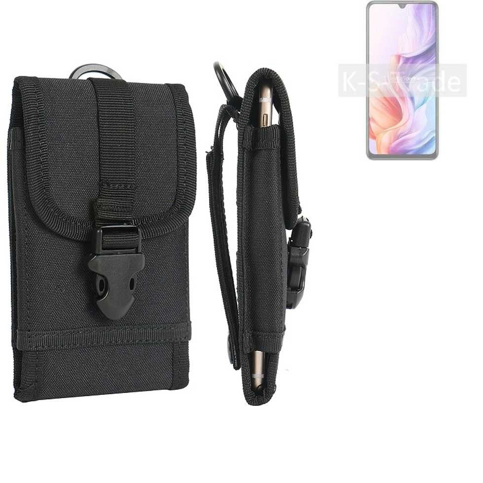 K-S-Trade Handyhülle für ZTE Blade V70 Max, Holster Handy Hülle Holster Handytasche Gürtel Tasche Schutz