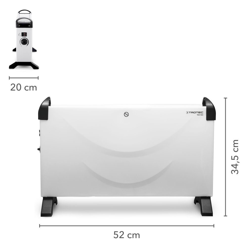 TROTEC Konvektor TCH 18 E, 2000 W günstig online kaufen