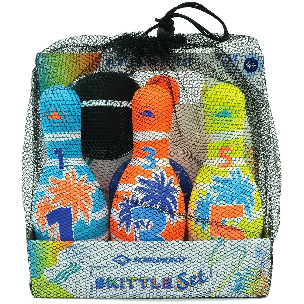 Schildkröt Spielball Kegel-Spiel Neopren Pastellfarben, Ideal für Strand und Pausenhof