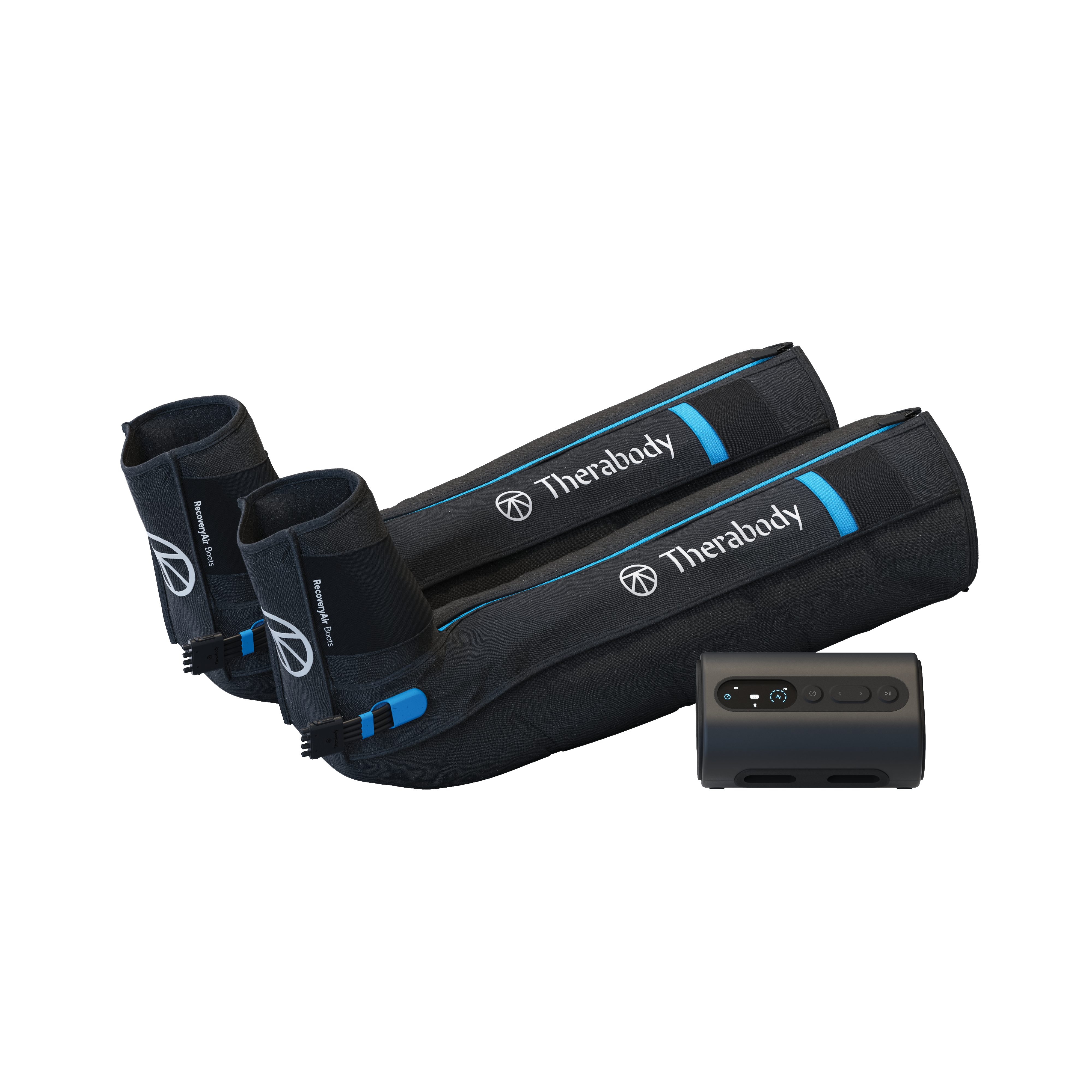 Therabody Massagegerät für Beine - RecoveryAir Prime kabellose Kompressionsstiefel, 4 Druckeinstellungen, lindert Schmerzen, fördert Durchblutung