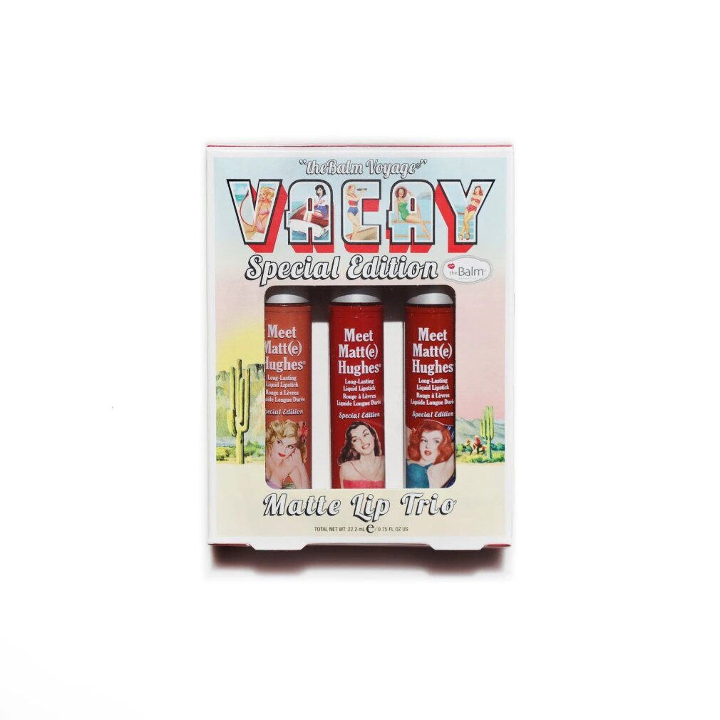 Lippenstift Vacay Special Edition Matte Lip Trio matte lipstick 3pcs.