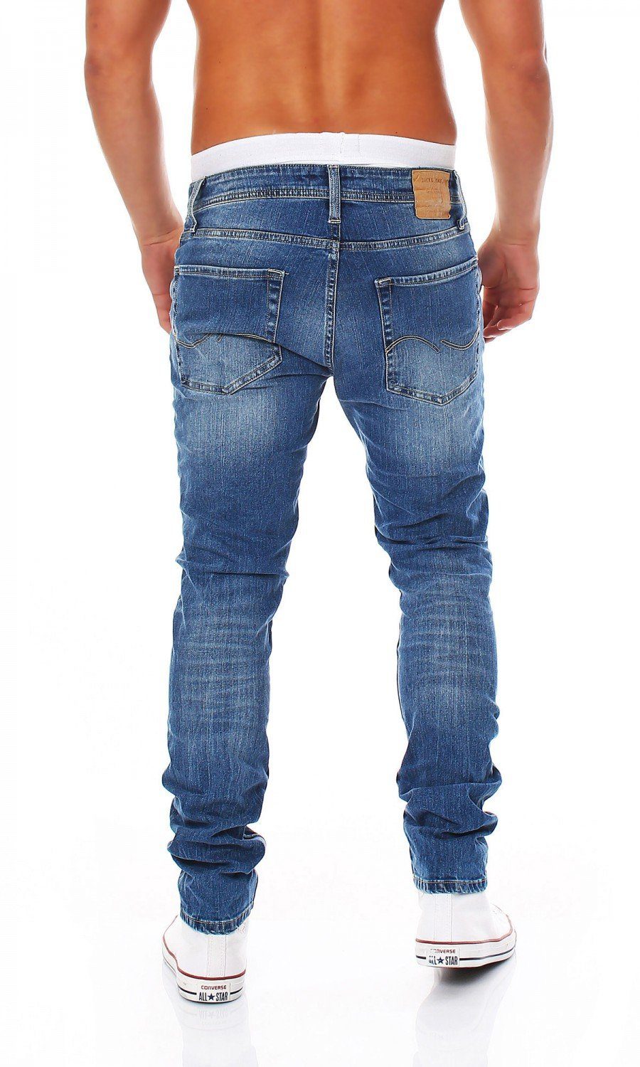 Jack & Jones Slim-fit-Jeans JACK Skinny - Herren BEN - ORIGINAL Fit Jeans - Hose - 311 JONES &