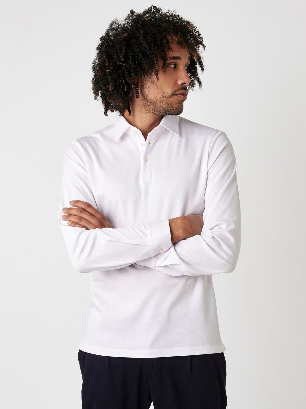 DESOTO Langarm-Poloshirt Jerseypolo Essential Kent langarm günstig online kaufen