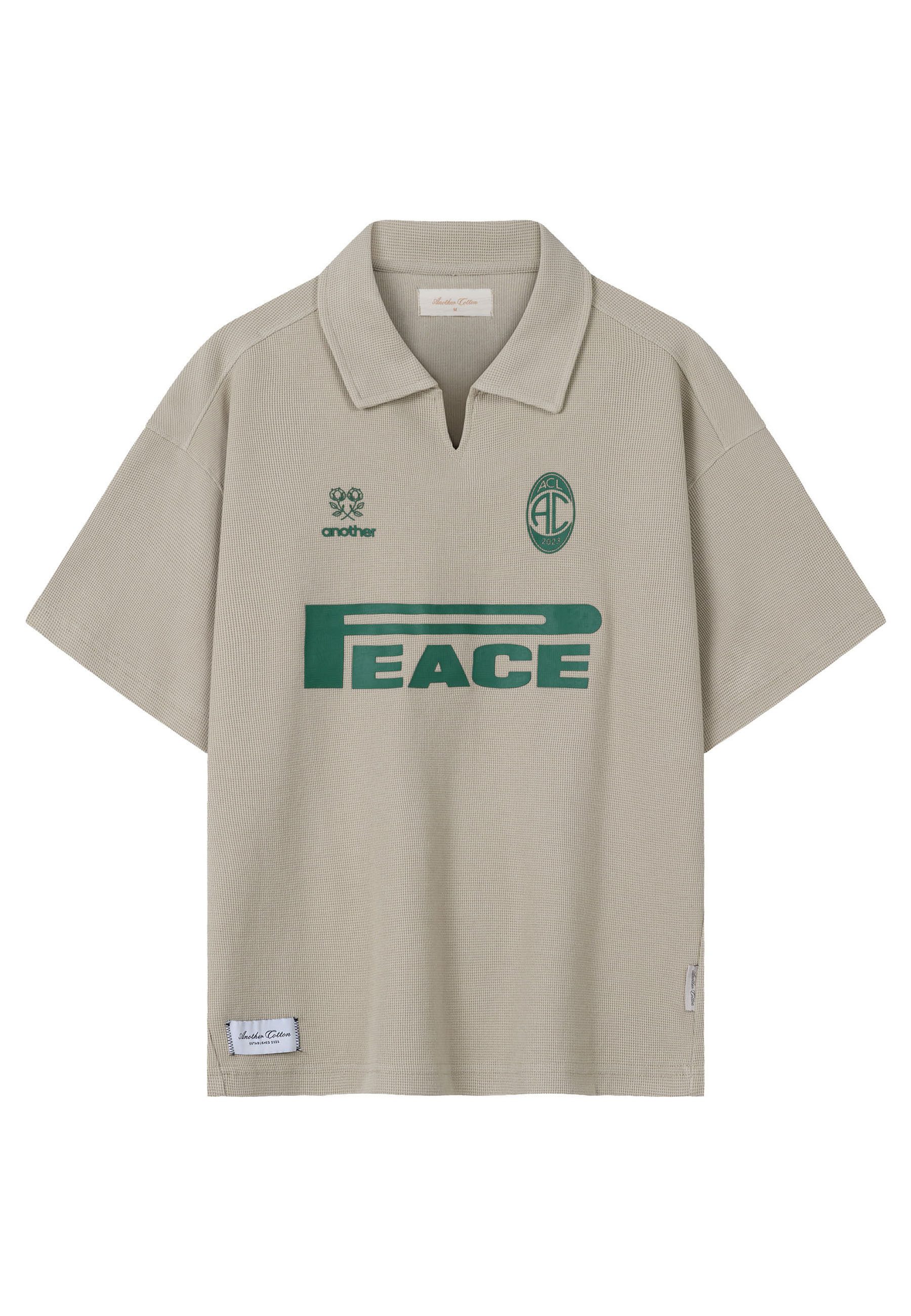 Another Cotton Lab Poloshirt Another Cotton Lab Peace Waffle Polo (1-tlg)