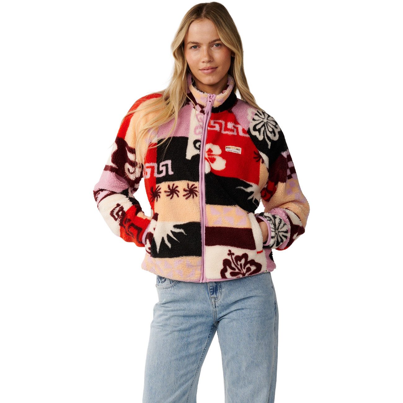 Rip Curl Fleecejacke Party Wave Polar Full-Zip Party Wave Polar Full-Zip