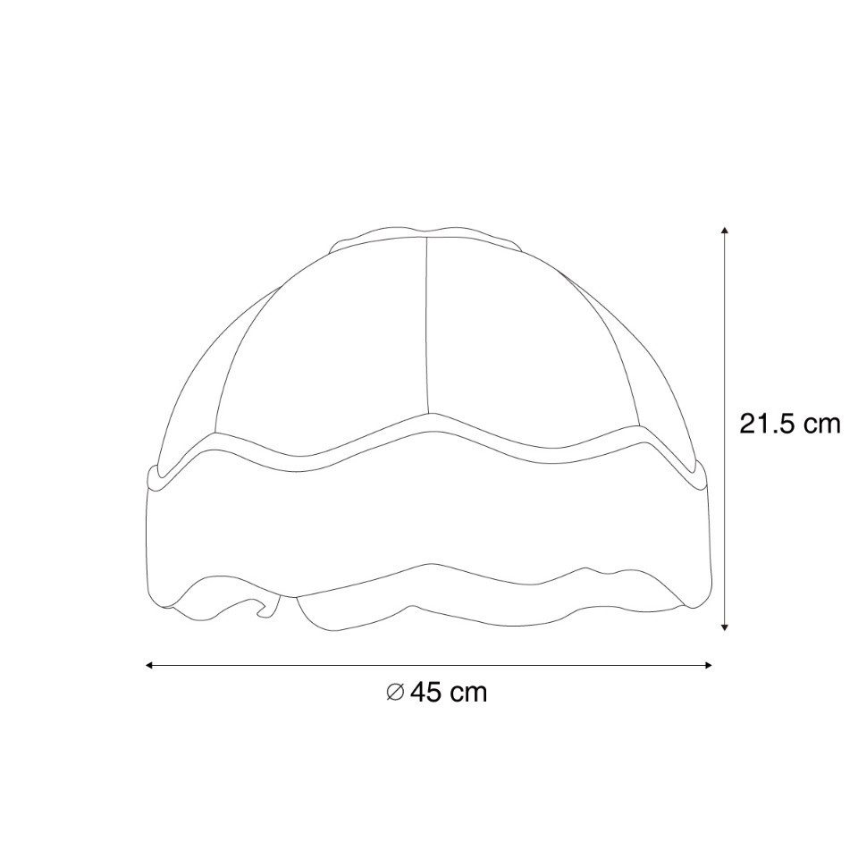 Qazqa Lampenschirm Heritage