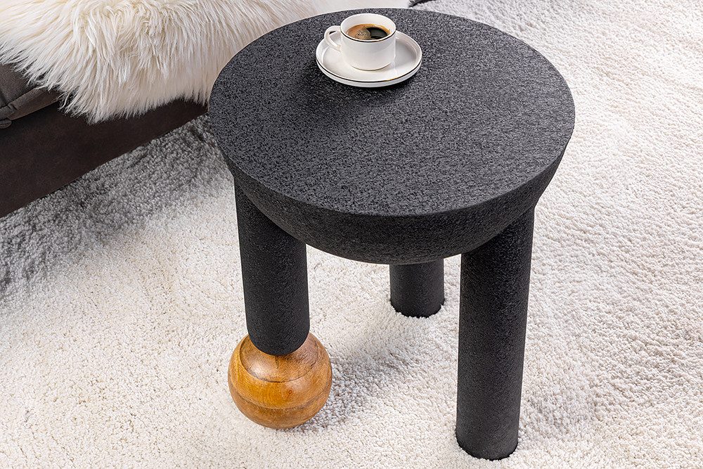 riess-ambiente Beistelltisch ABSTRACT 50cm schwarz / günstig online kaufen