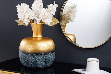 riess-ambiente Tischvase ABSTRACT ORIENT 40cm gold (Einzelartikel, 1 St), Wohnzimmer · Metall · rund · handmade · Dekoration · Design
