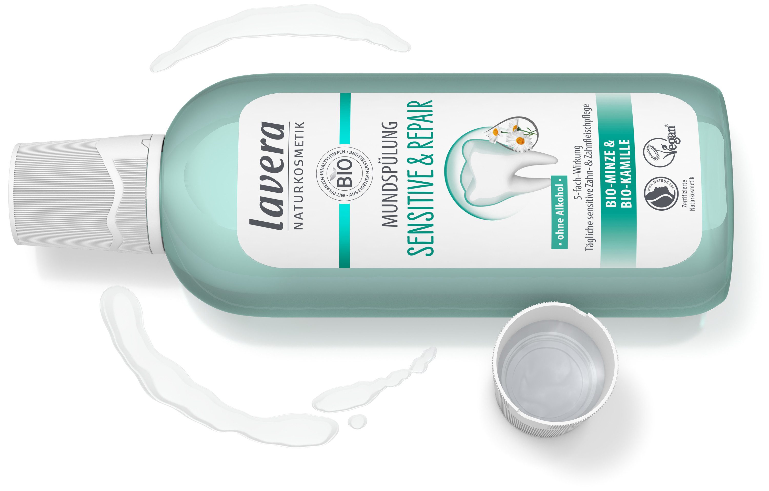 lavera Mundspülung Mundspülung Sensitive & Repair, (1-tlg)