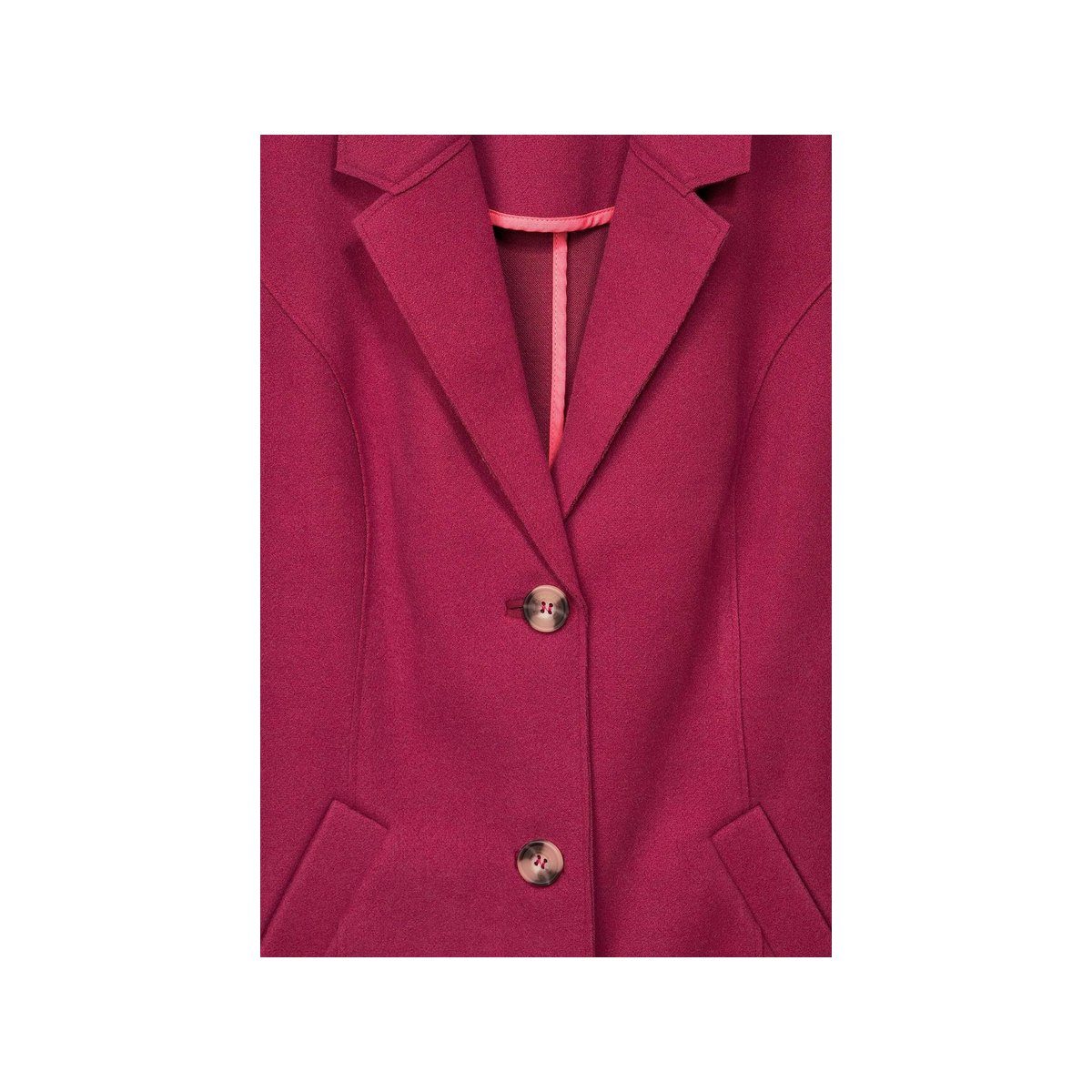 STREET ONE Outdoorjacke rot passform (1-St) peony textil red