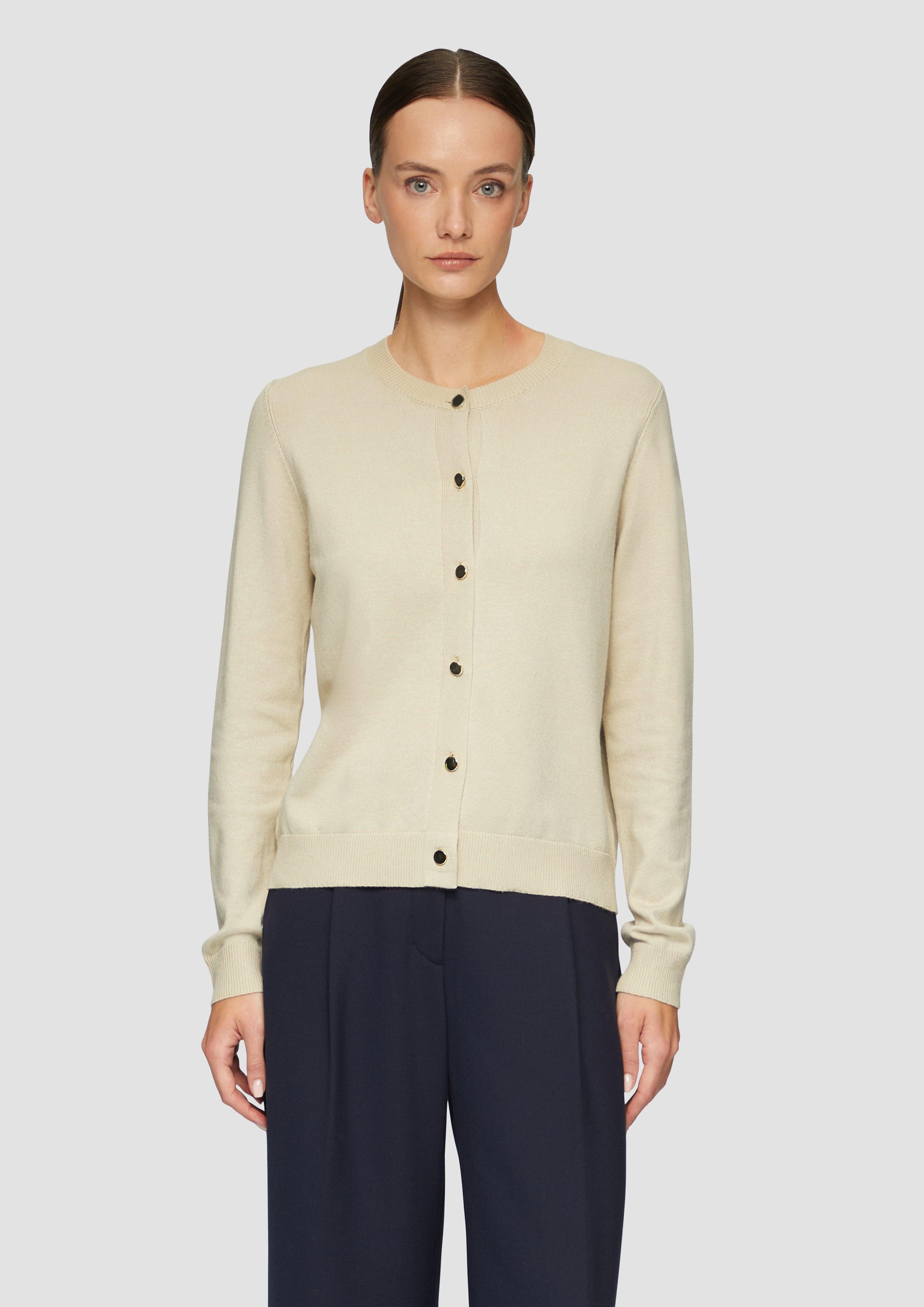 s.Oliver BLACK LABEL Strickjacke Strickjacke aus günstig online kaufen