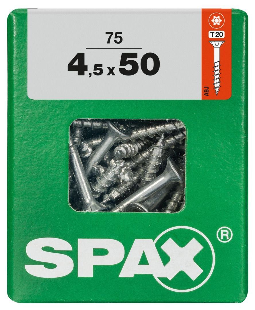 SPAX Holzbauschraube Spax Universalschrauben mm 50 4.5 x 75 20 TX 