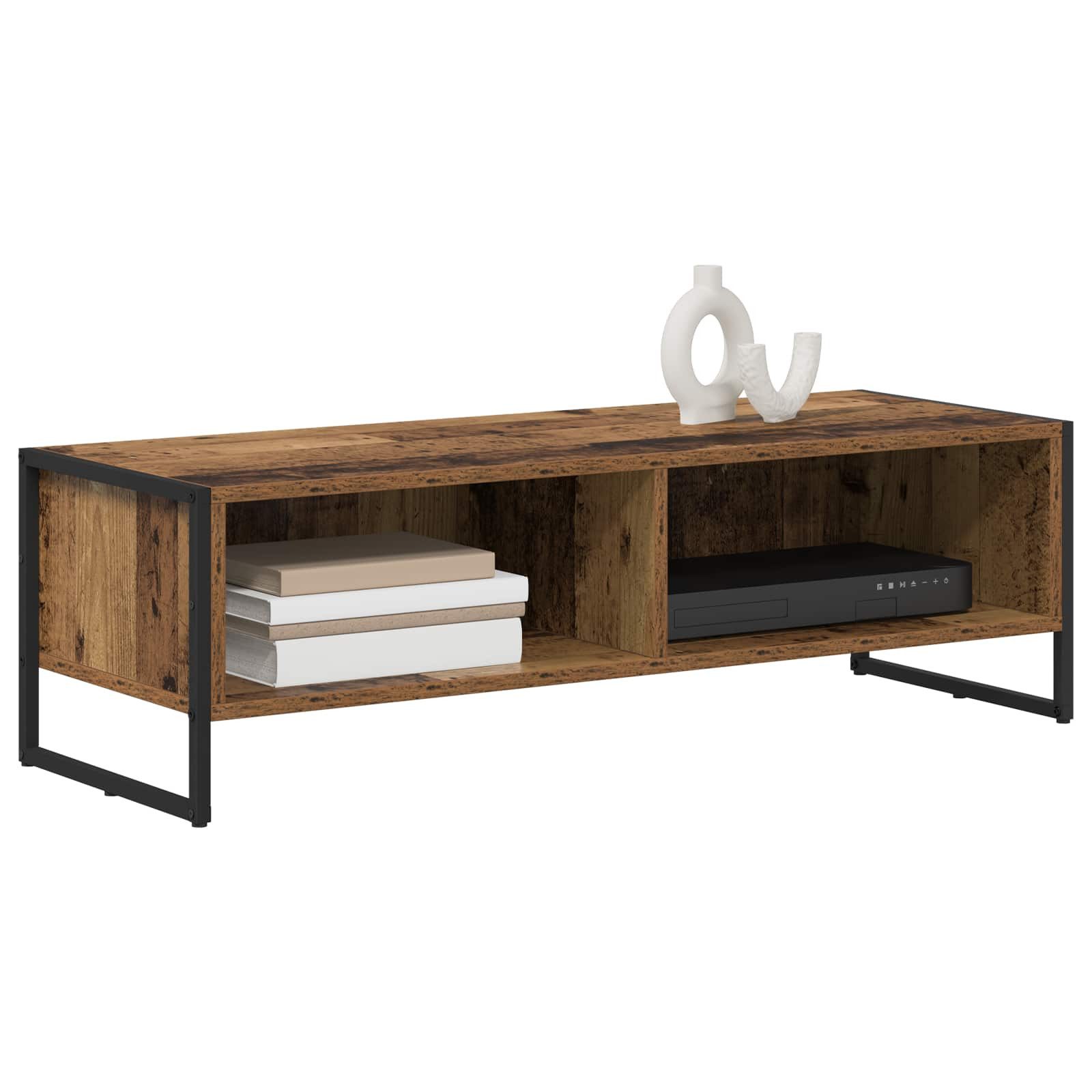 vidaXL TV-Schrank TV-Schränk 100 x 36,5 x 30,5 cm Altholz Holzwerkstoff (1-St)