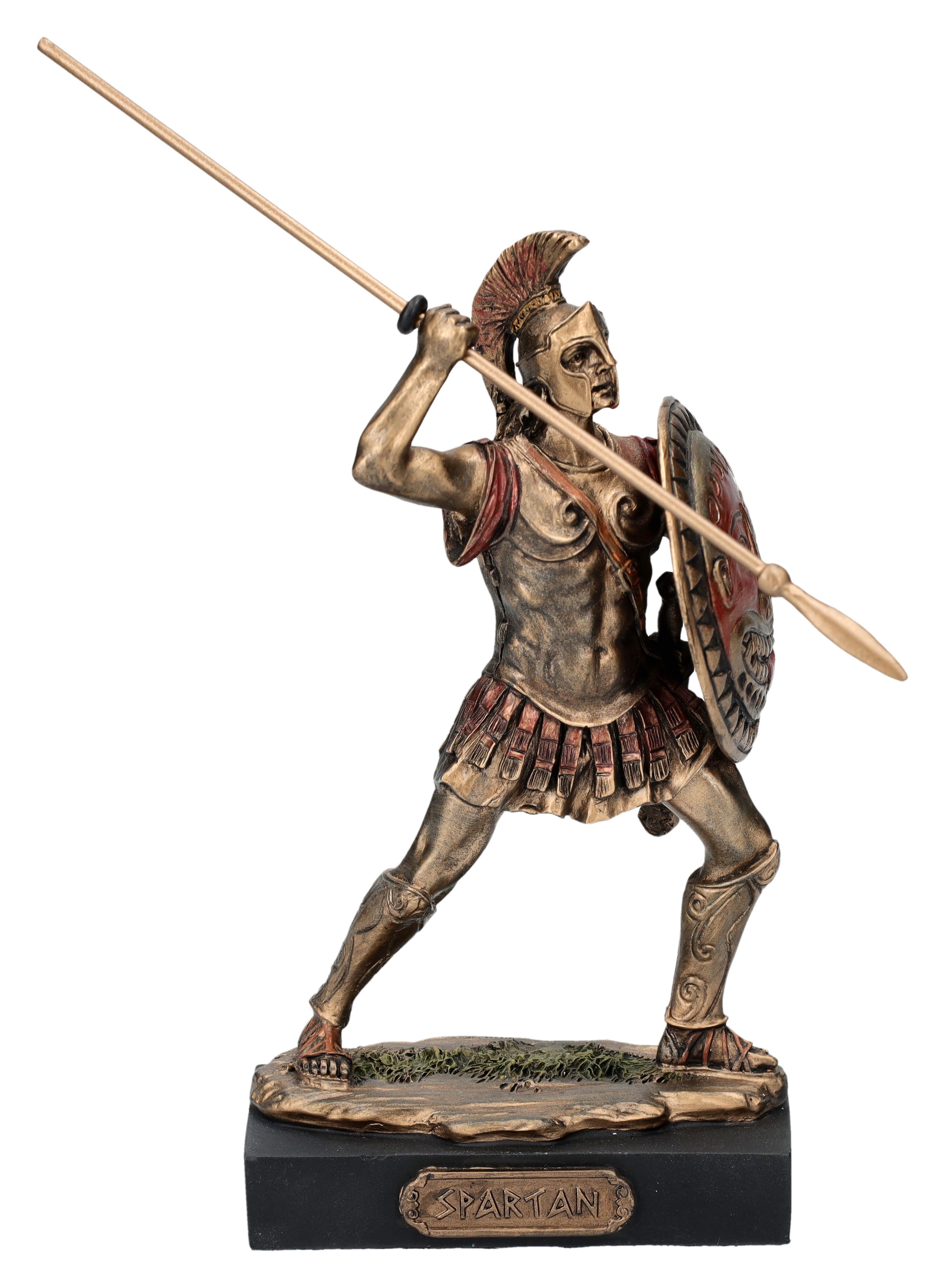 Dekofigur Spartanischer Krieger Figur klein - Veronese - Sparta Mythologie Deko