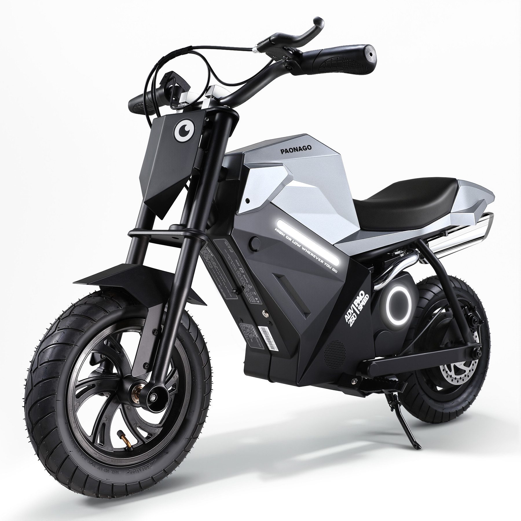 Dirt-Bike Elektro-Dirtbike für Kinder 350W 16 km/h Offroad-Motorrad ab 8 Jahren