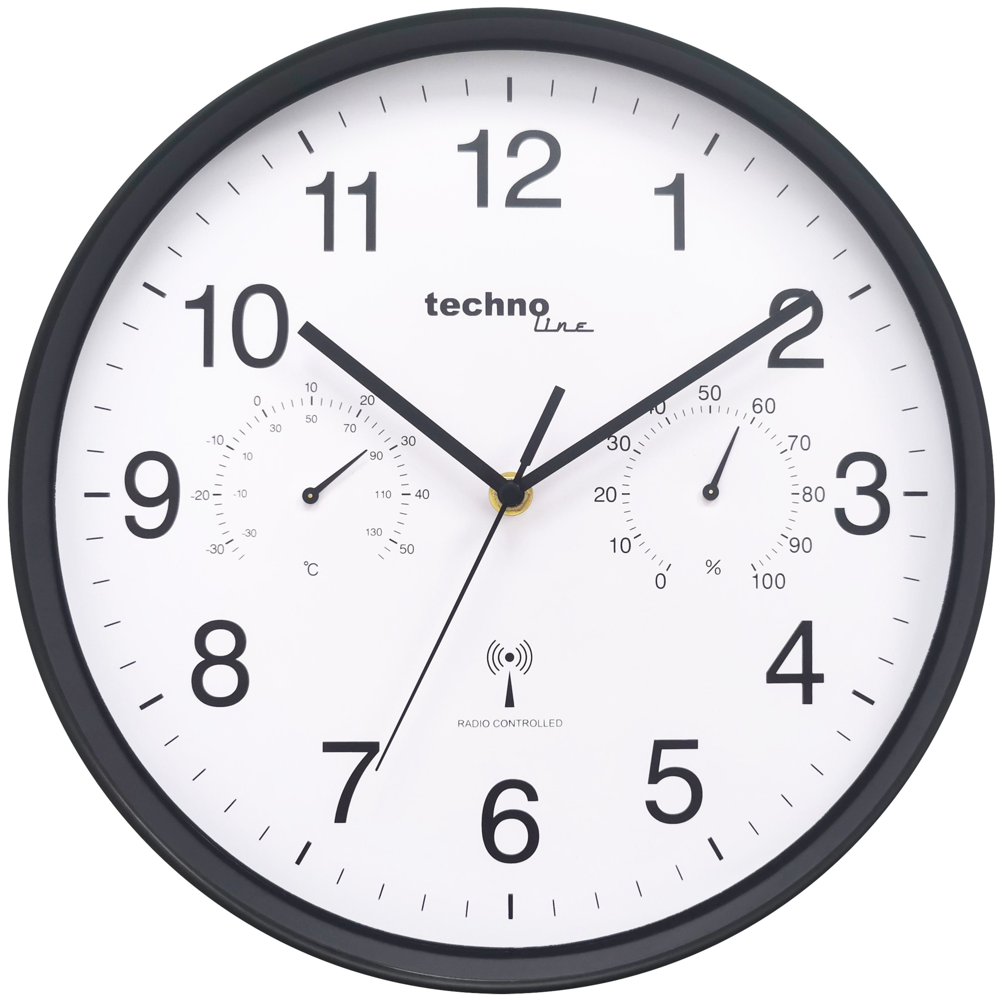 technoline Funkwanduhr WT 8945 (mit Temperatur- günstig online kaufen