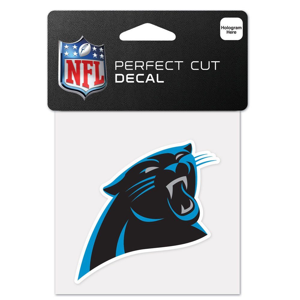 WinCraft Wanddekoobjekt Aufkleber 10x10cm NFL Carolina Panthers