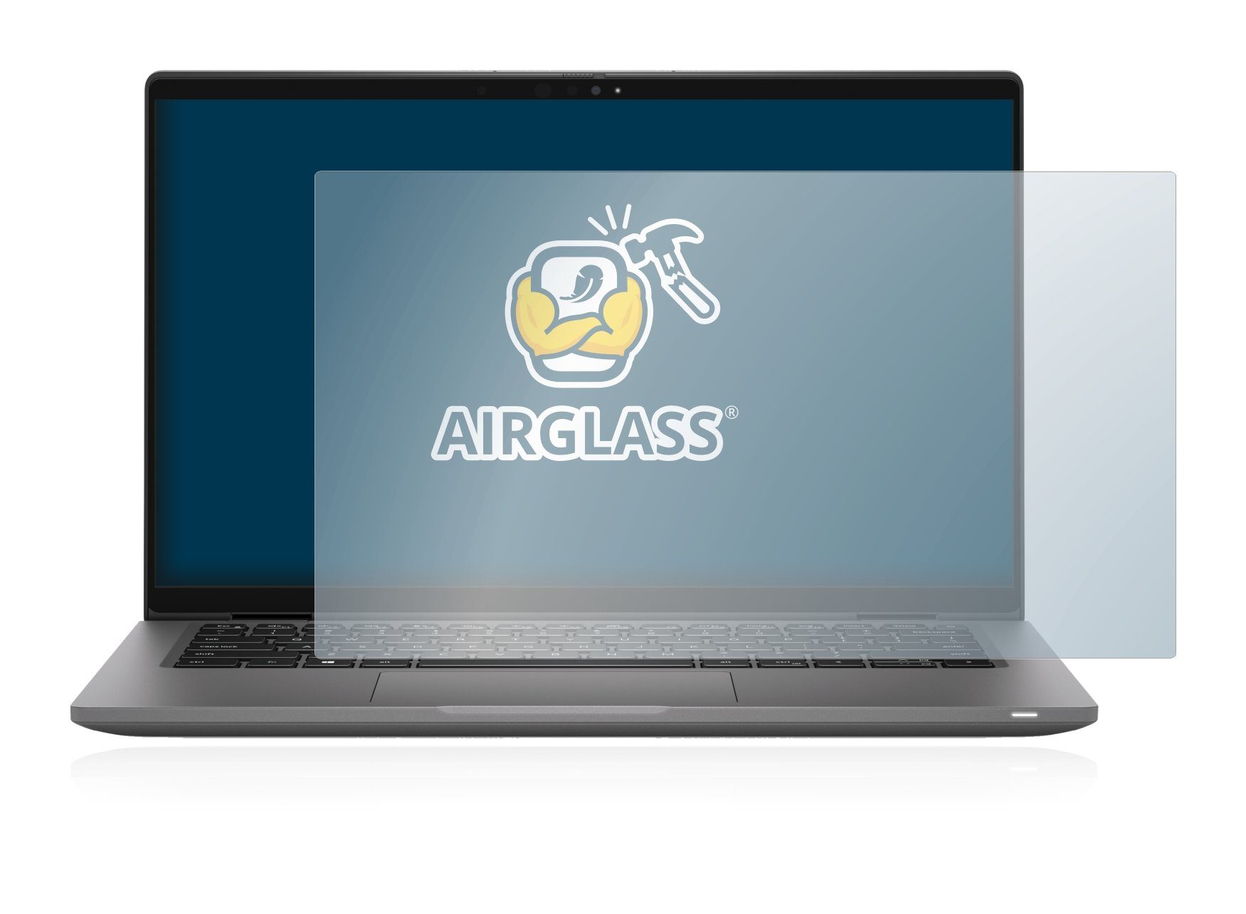 BROTECT Displayschutzglas Folie für Dell Latitude 14 7430, Schutzfolie Glas Panzer Display Schutz klar