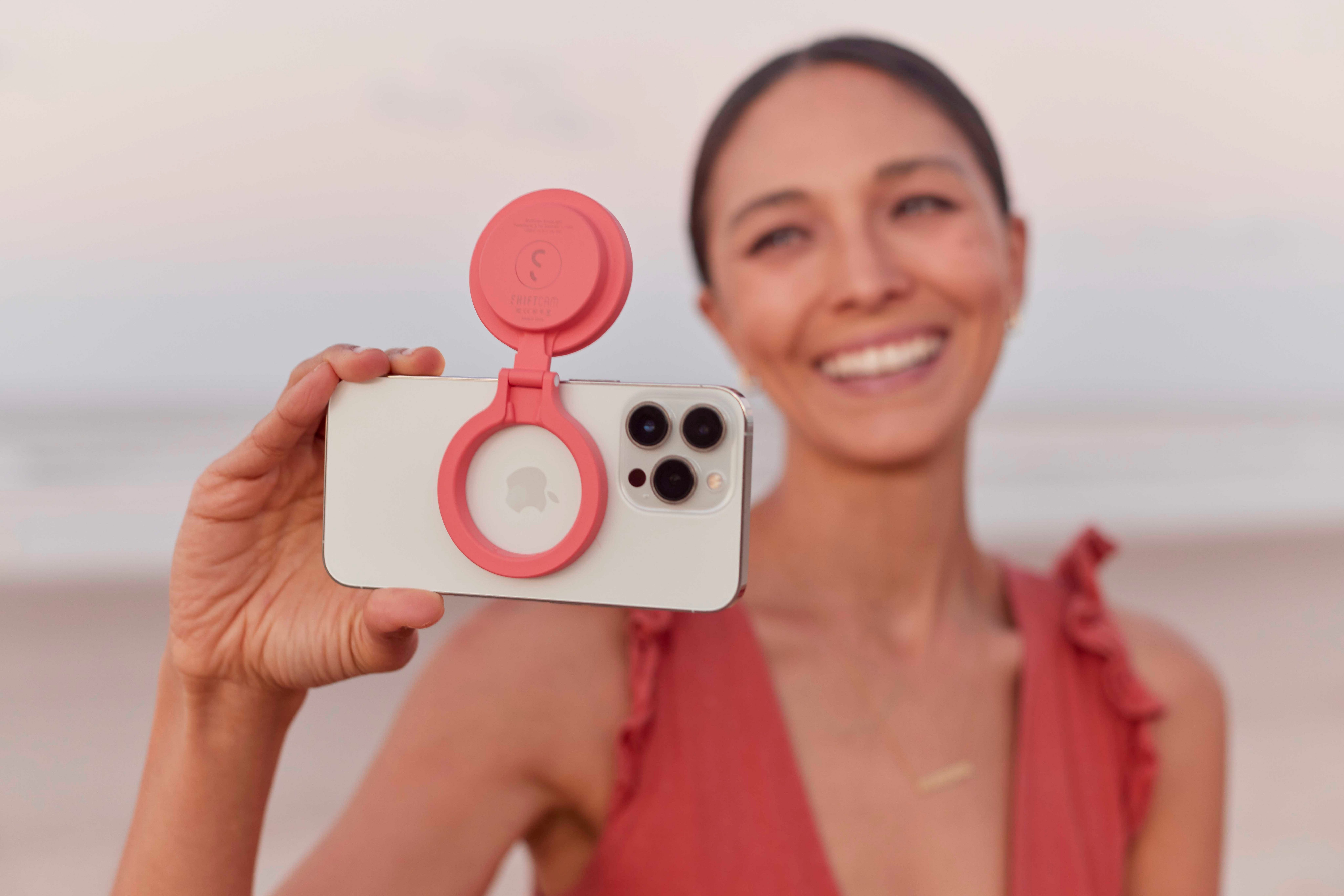 ShiftCam Ringlicht SnapLight, Magnetische Halterung, Spiegel, 4 Helligkeitsstufen