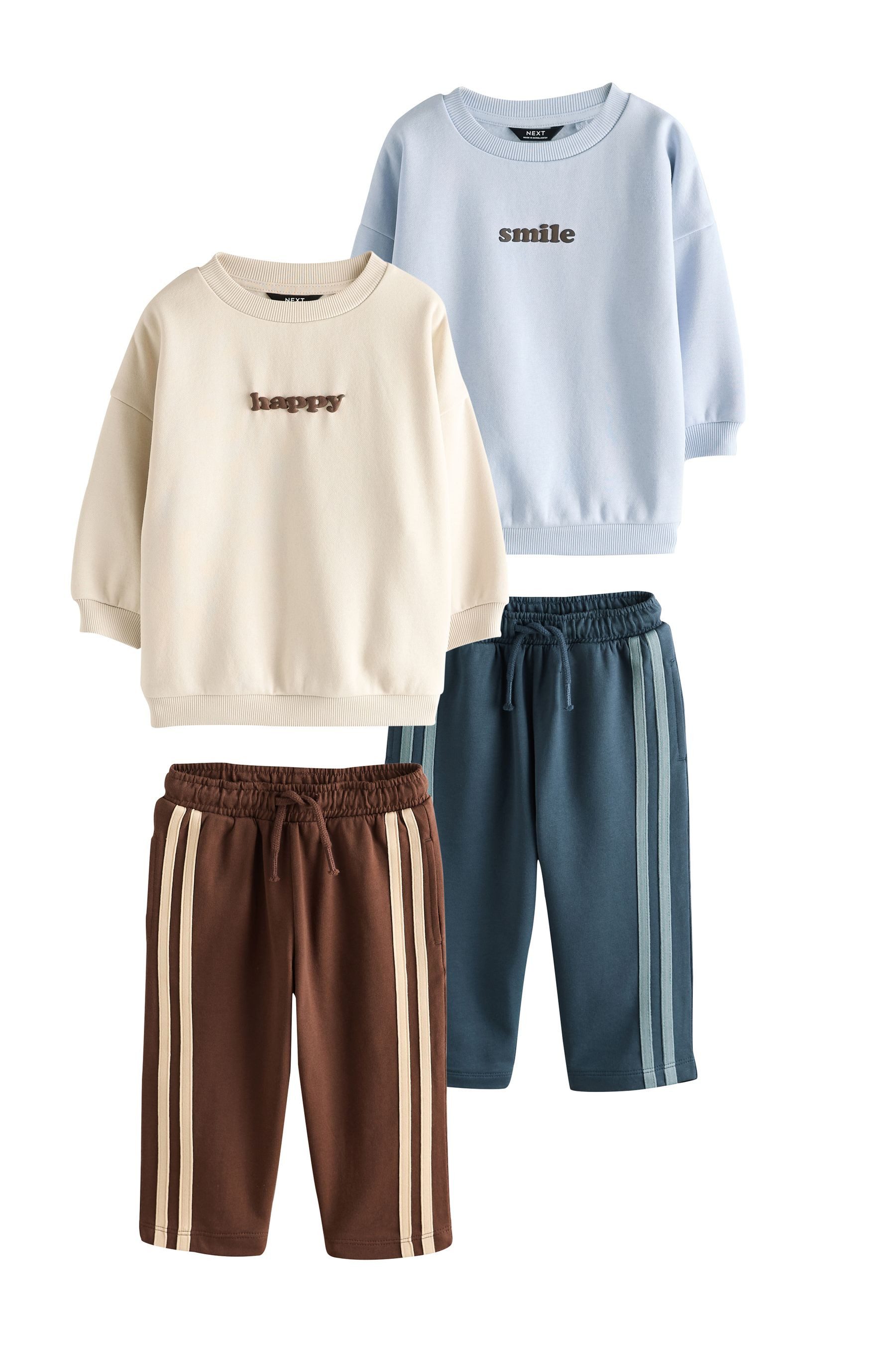 Sweatanzug Jogginganzug, 4-teilig