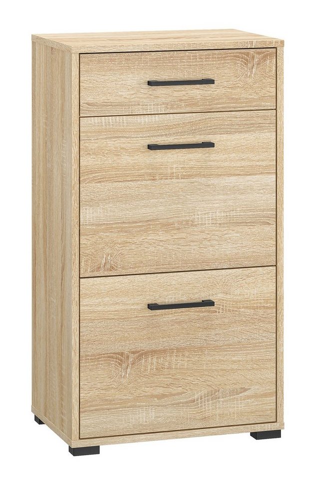 Feldmann-Wohnen Schuhschrank Caro (1-teilig) 50cm sonoma Eiche hell