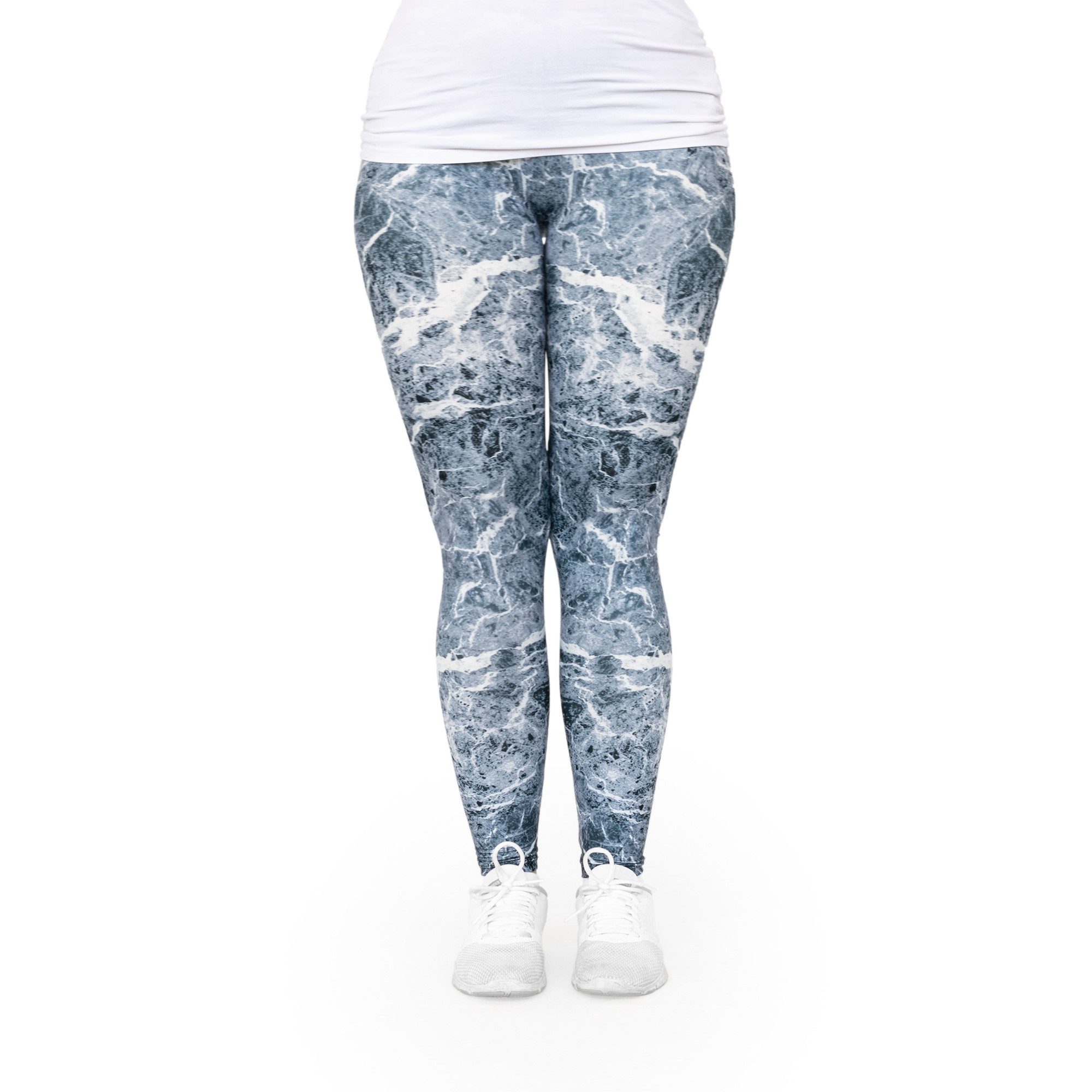 cosey Leggings Motiv-Leggings (Einheitsgröße) - Design Marmor (auffällige M günstig online kaufen