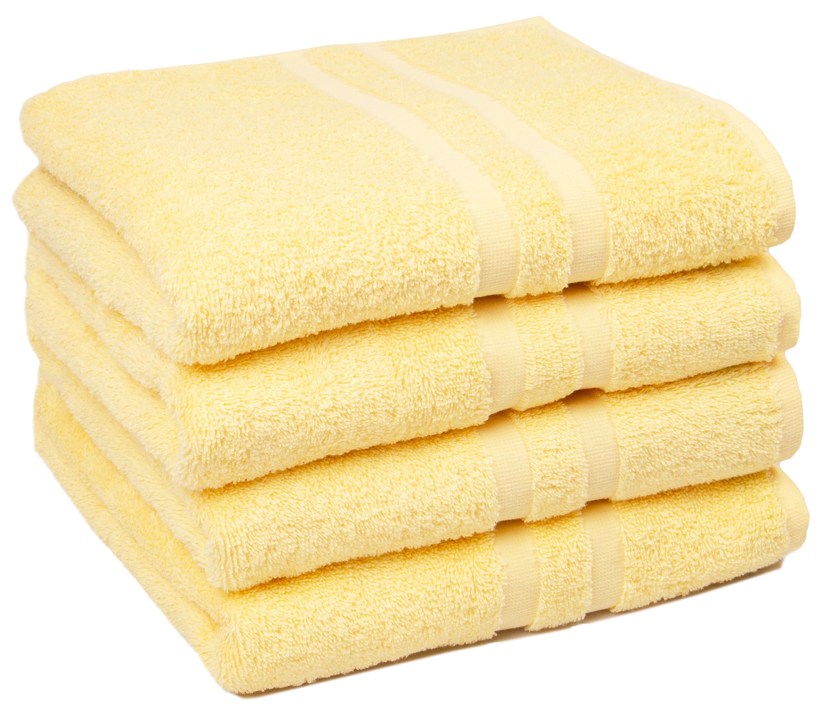 ZOLLNER Handtücher, Walkfrottier (4-St), 50 x 100 cm, 100% Baumwolle. € 26,99