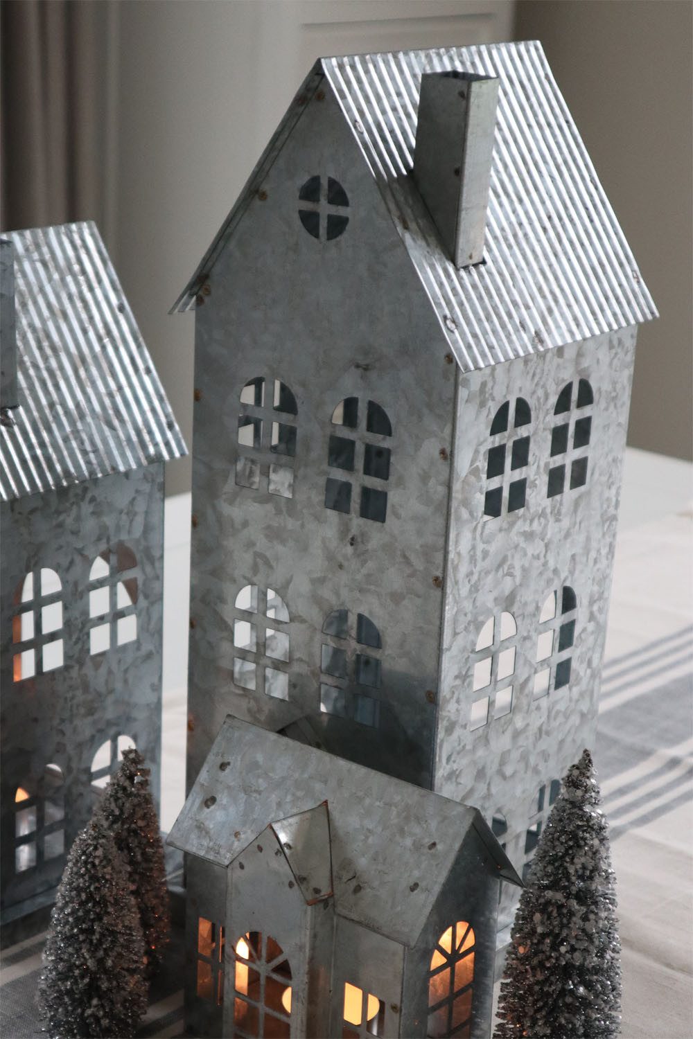 Grafelstein Kerzenlaterne Laterne ZINKHAUS grau aus Metall H38cm Lichthaus günstig online kaufen