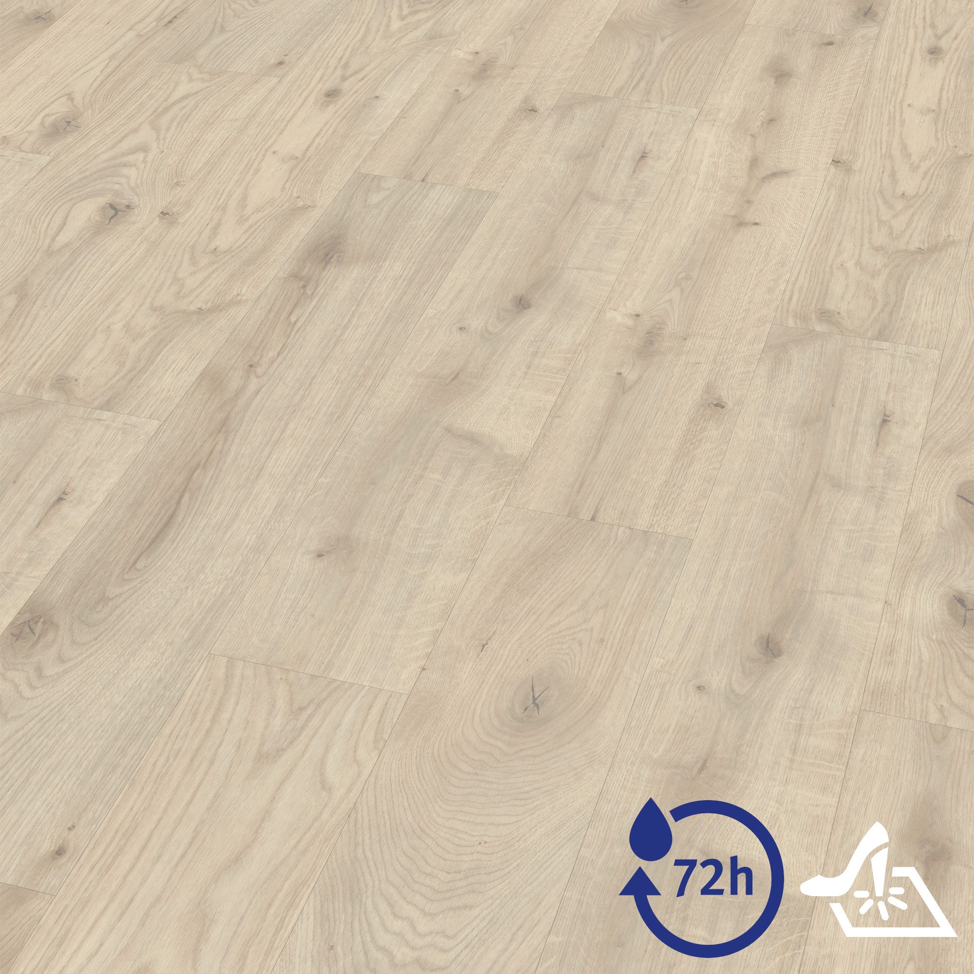 EGGER Designboden Aquadura+ EDF176 Almington Eiche beige, (7,5mm, 1,995m), Wasserbeständig & Feuchtraumgeeignet